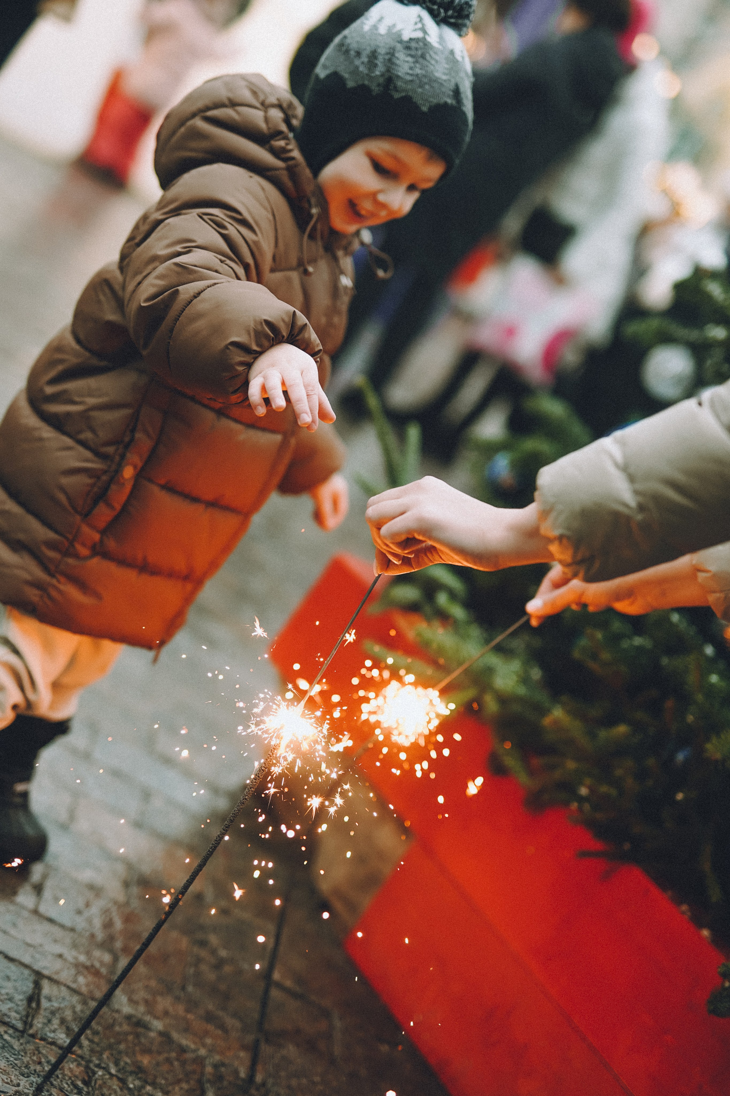 Прогулка по новогодней Москве для Юли, Жени и Вани. Фотограф Наталья Колганова