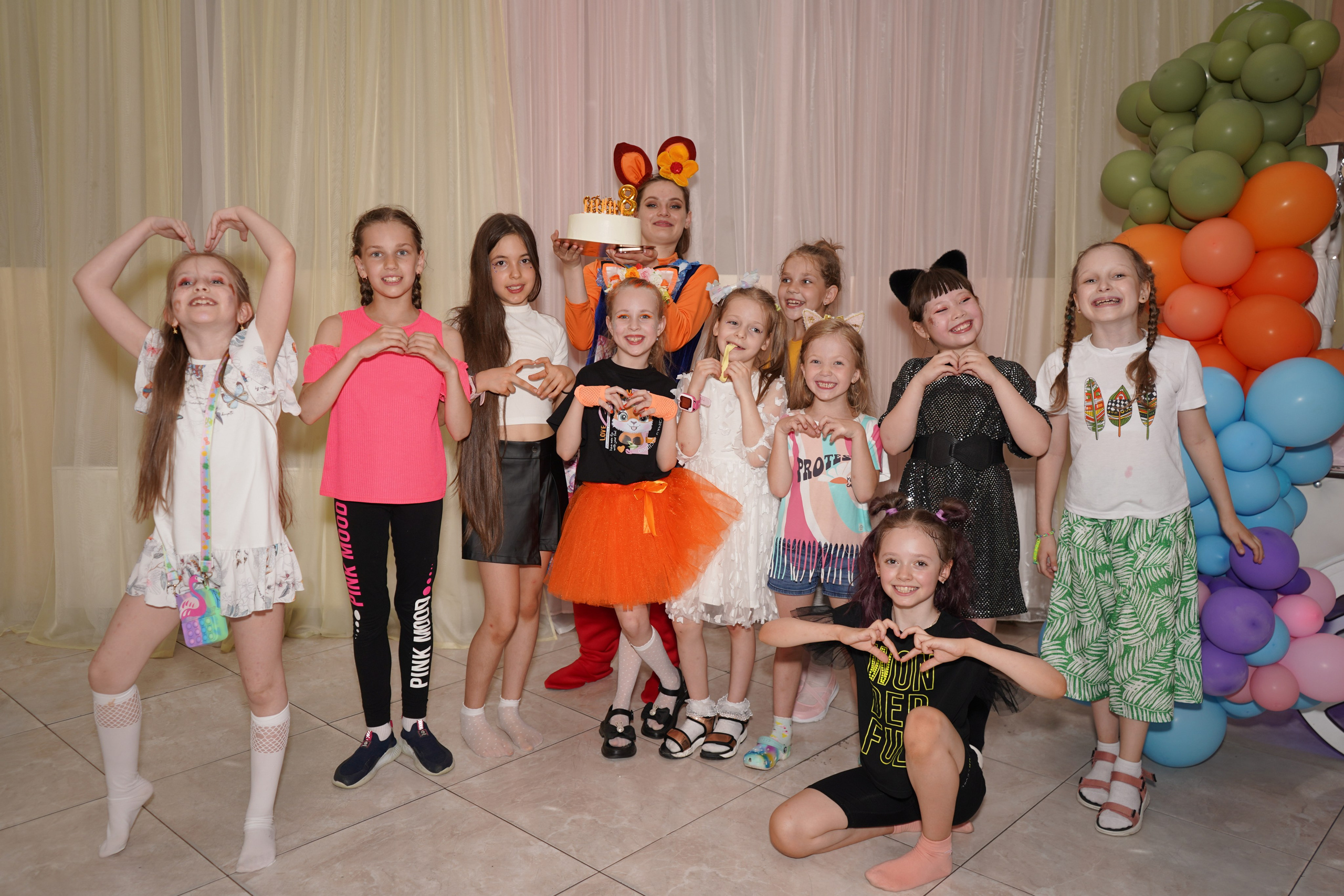 Детский день рождения 8 лет. Главная