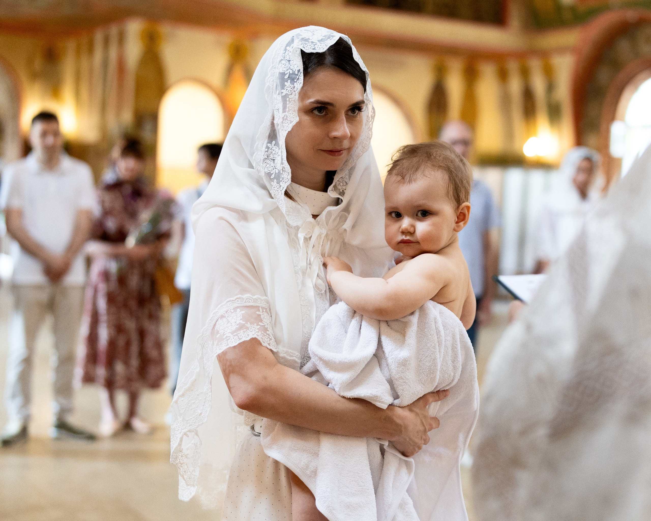 Крещение Евангелины. Уникальный фотограф на крещение и венчание. Москва