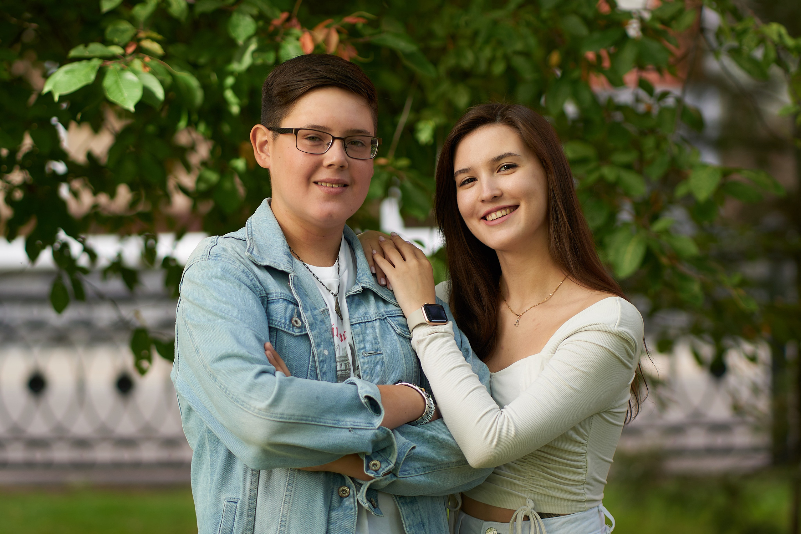 Прогулка с семьёй. Анна Катасонова