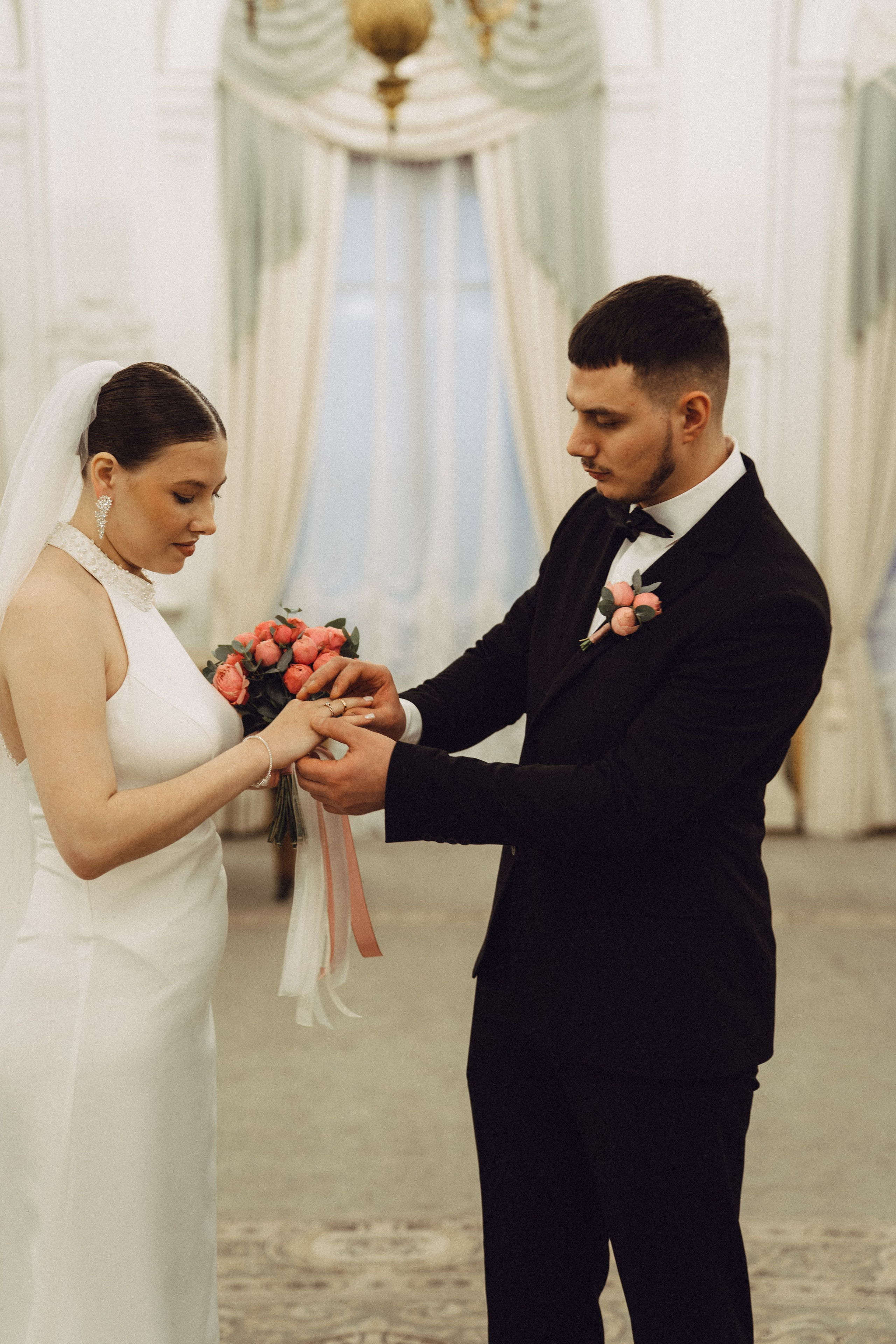 СВАДЕБНАЯ СЬЕМКА В ПЕВОМ ДВОРЦЕ БРАКОСОЧЕТАНИЯ. Профессиональный фотограф, Санкт-Петербург — Виктория Богомолова