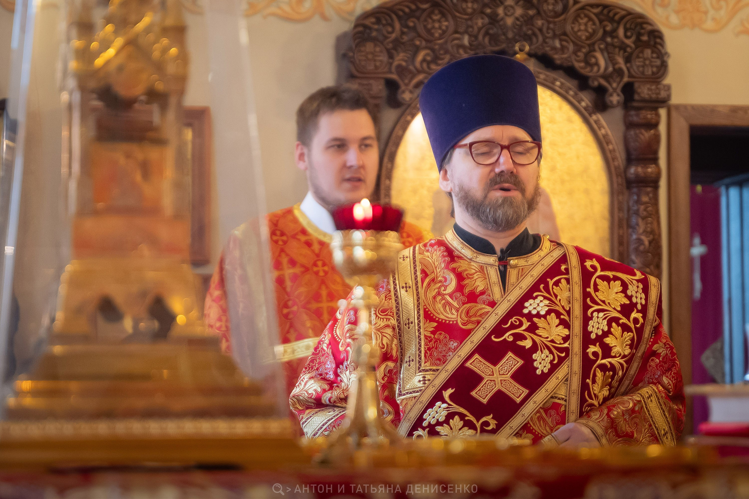 Храм Преображения Господня в Богородском. Антипасха. Антон и Татьяна Денисенко — В храме