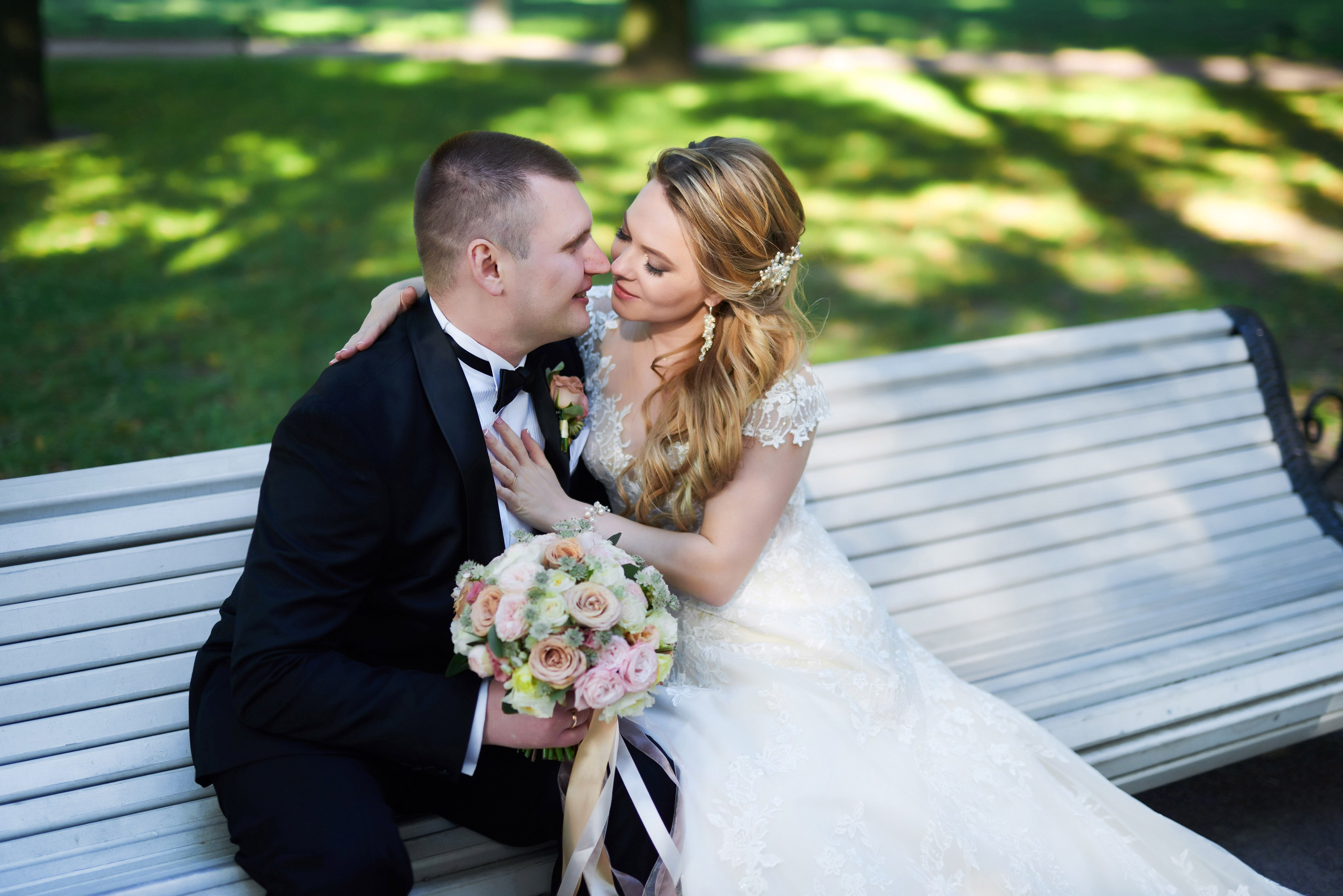 Юлия и Антон (Первый Дворец Бракосочетания, прогулка на Елагином острове). Портретный, семейный и свадебный фотограф в Санкт-Петербурге и в Пушкине Ширяев Денис