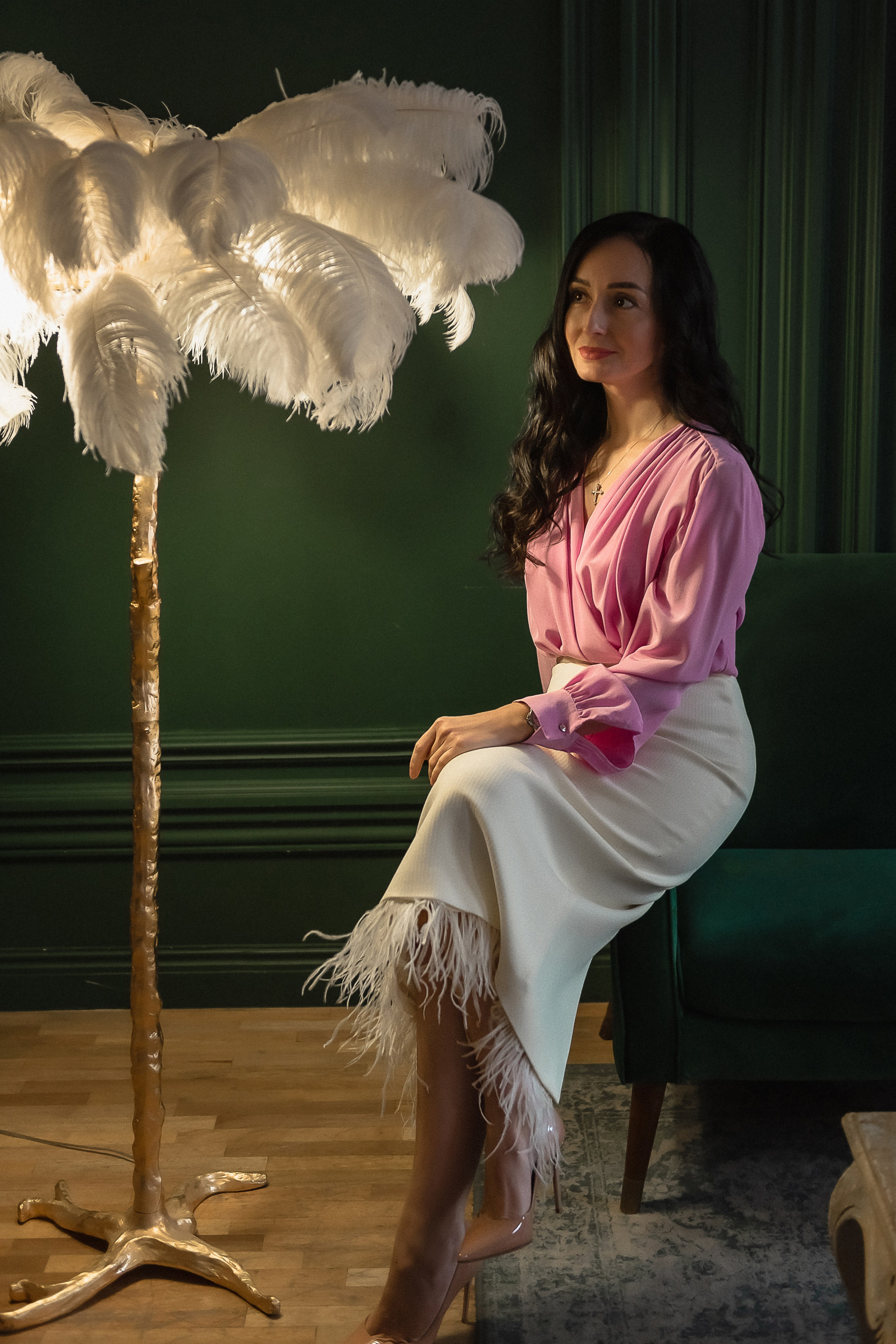 Кабинет с розовой стеной. КОНТЕНТ |БРЕНД фотограф Санкт-Петербург — Жанна Олтаржевская