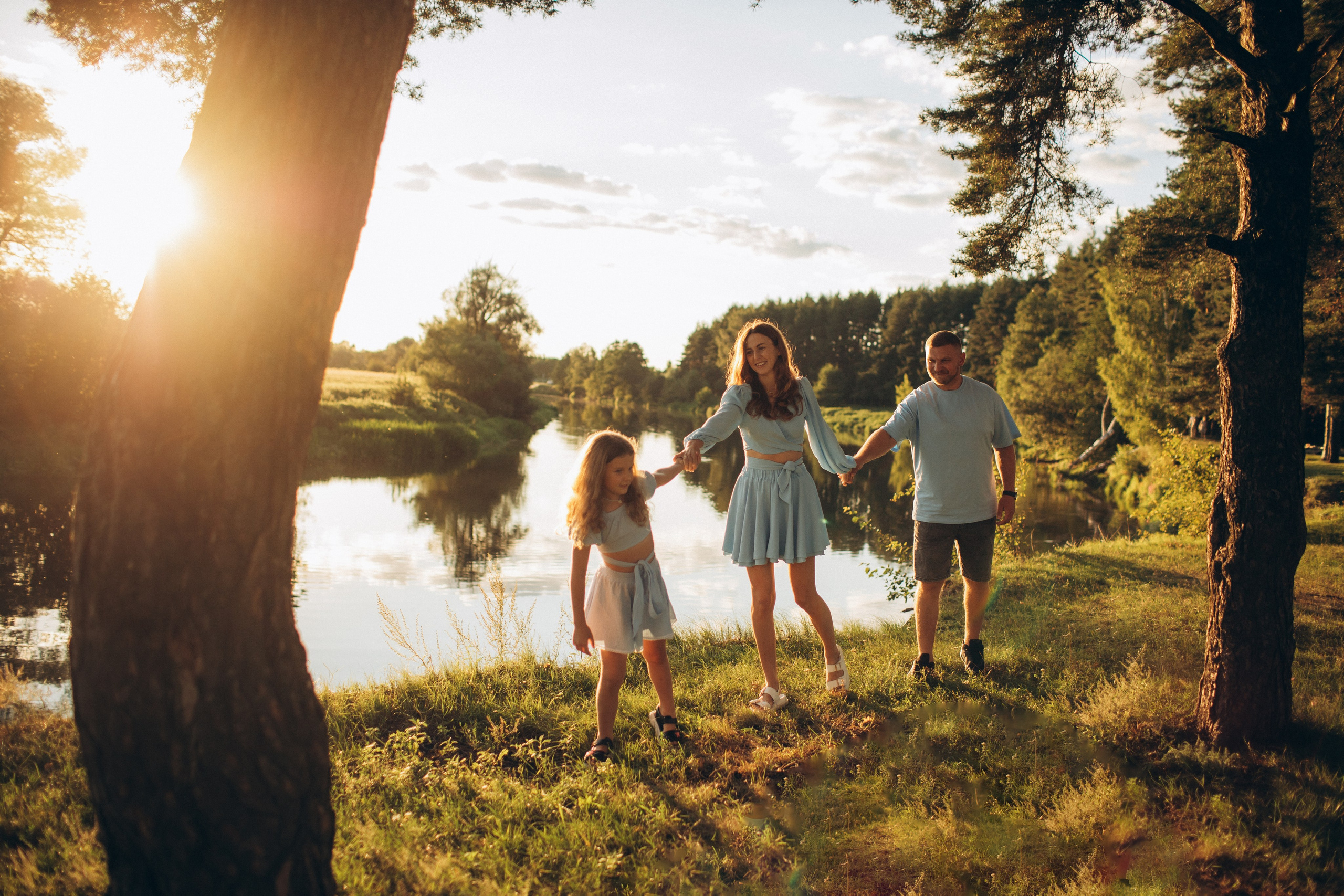 Ирина с семьёй. Семейный фотограф в Москве и Московской области Лазутина Валентина