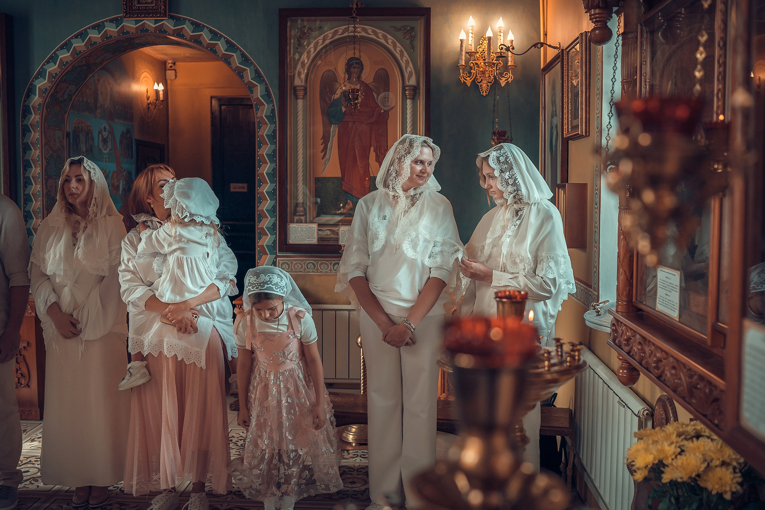 Крещение Даны. Фотограф на Крещение и Венчание в Красноярске Рамазанова Юлия