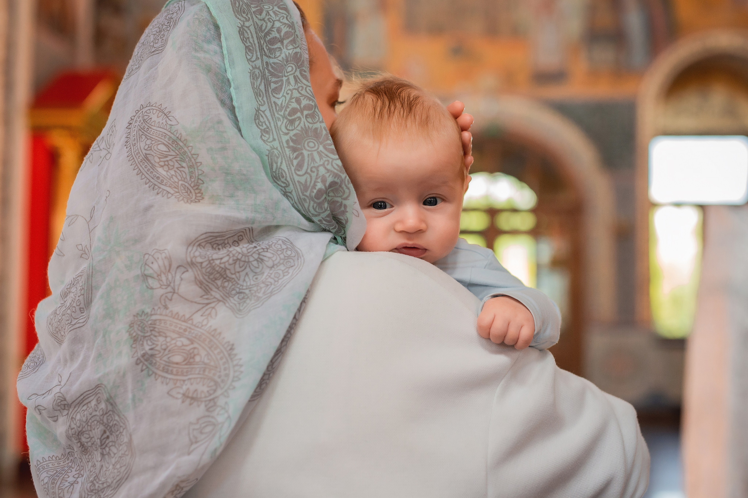 Крещение в храме Св. князя Георгия Всеволодовича. Фотограф беременности и семейный фотограф в Нижнем Новгороде Мила Шелест