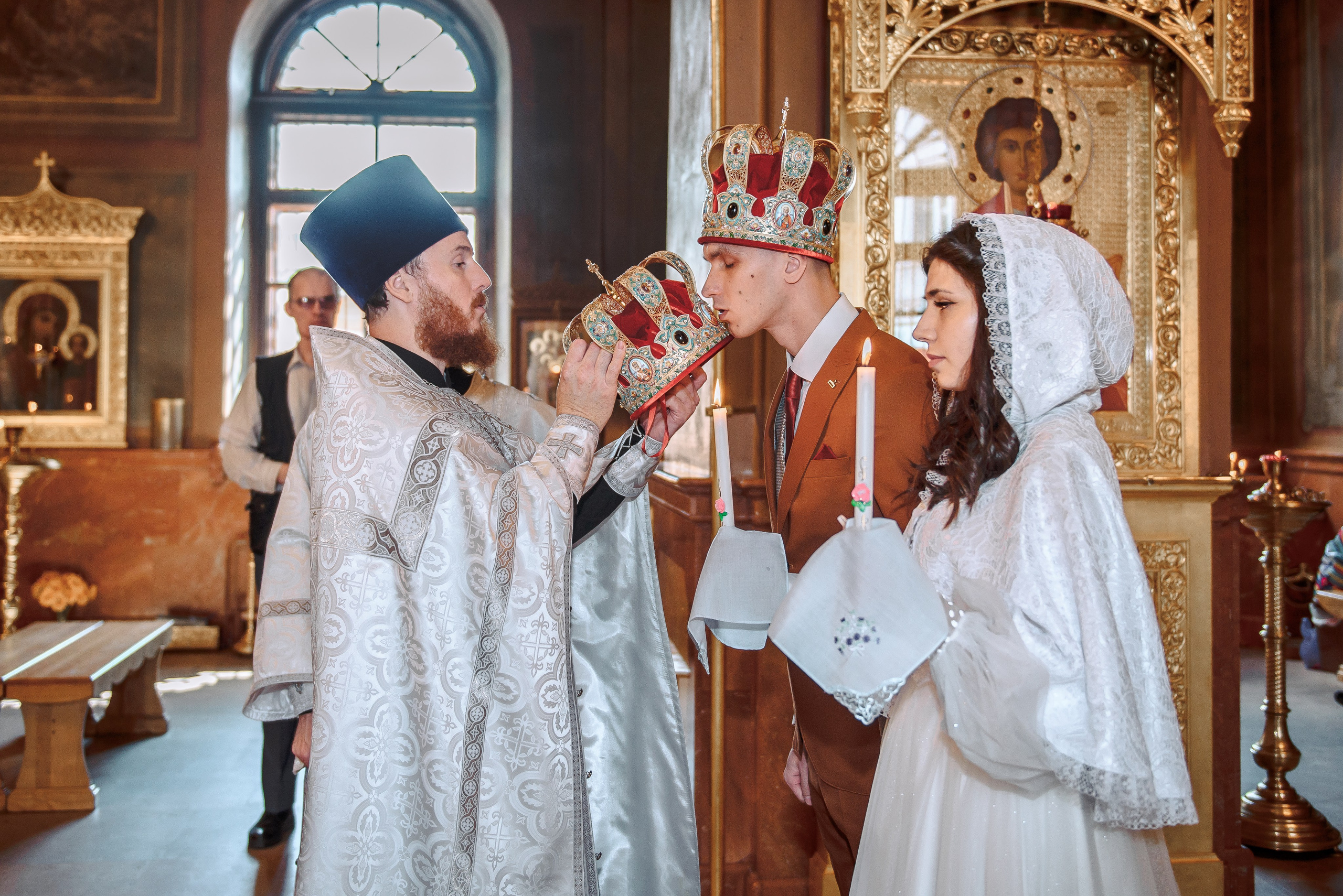 Венчание в Храме Бориса и Глеба в Дегунино. Свадебный и семейный фотограф в Москве Юлия Винник