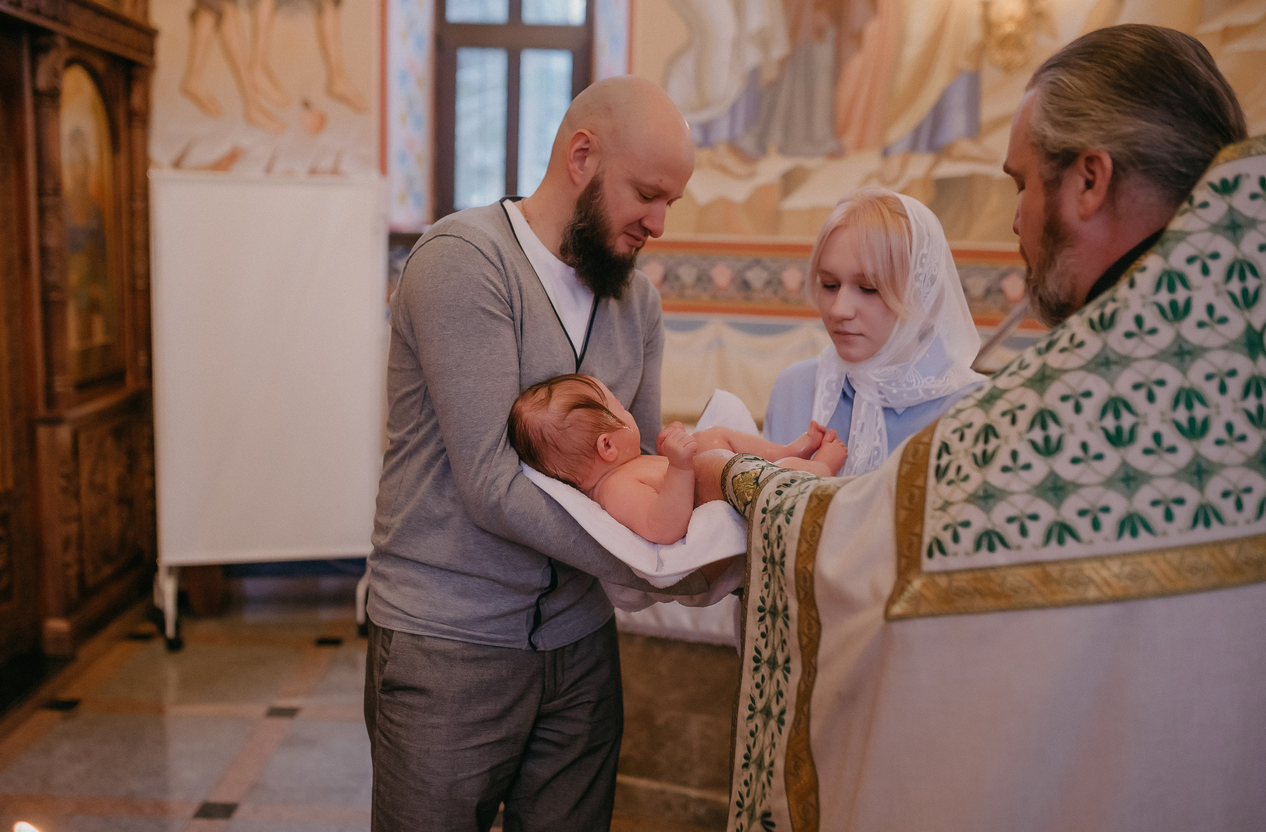 Крещение Владимира. Храм Георгия Победоносца. Семейный фотограф в Сургуте