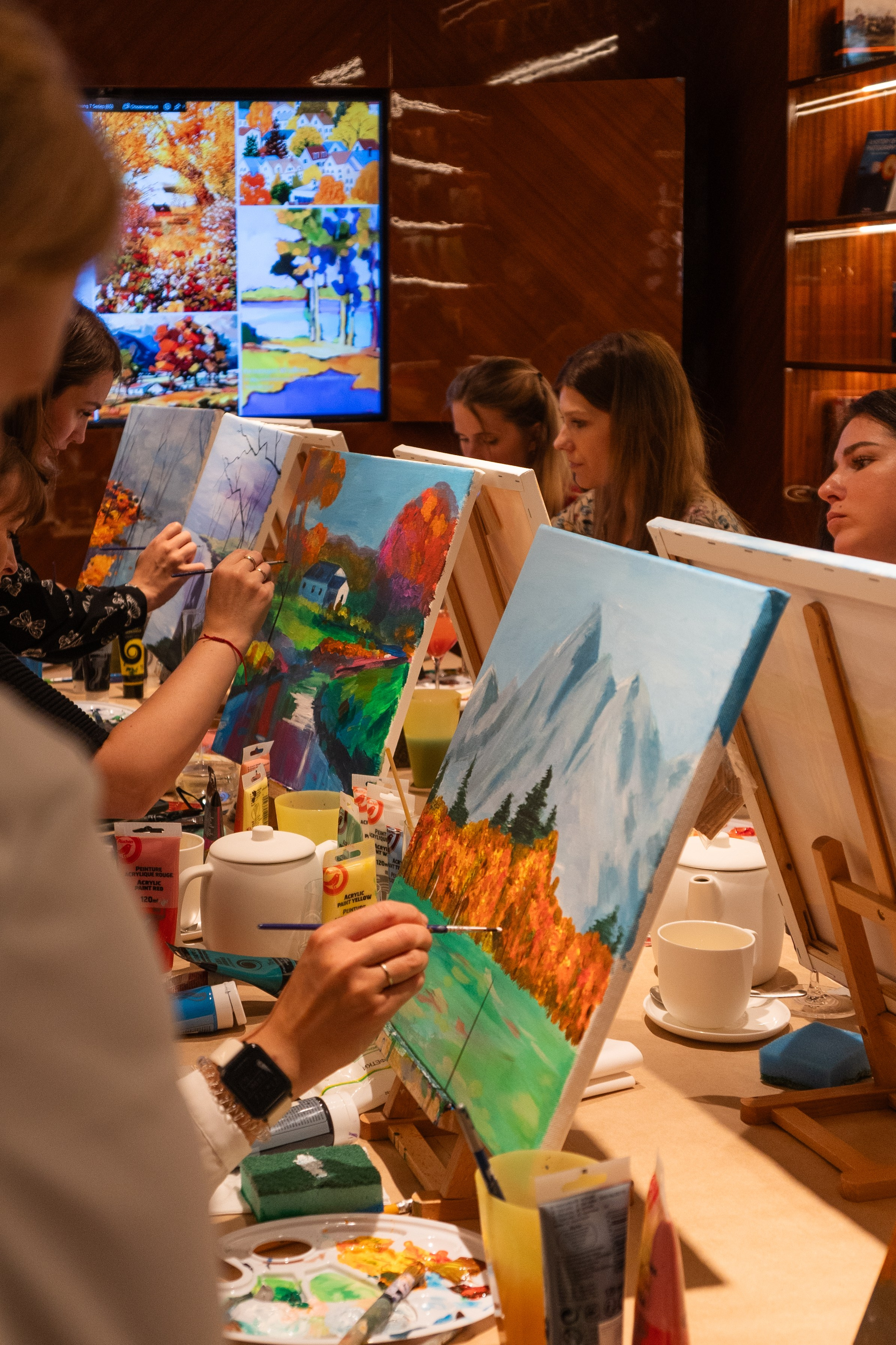 Корпоратив Teach Me Art 3. Портретный фотограф в Москве и Санкт-Петербурге Арина Чех