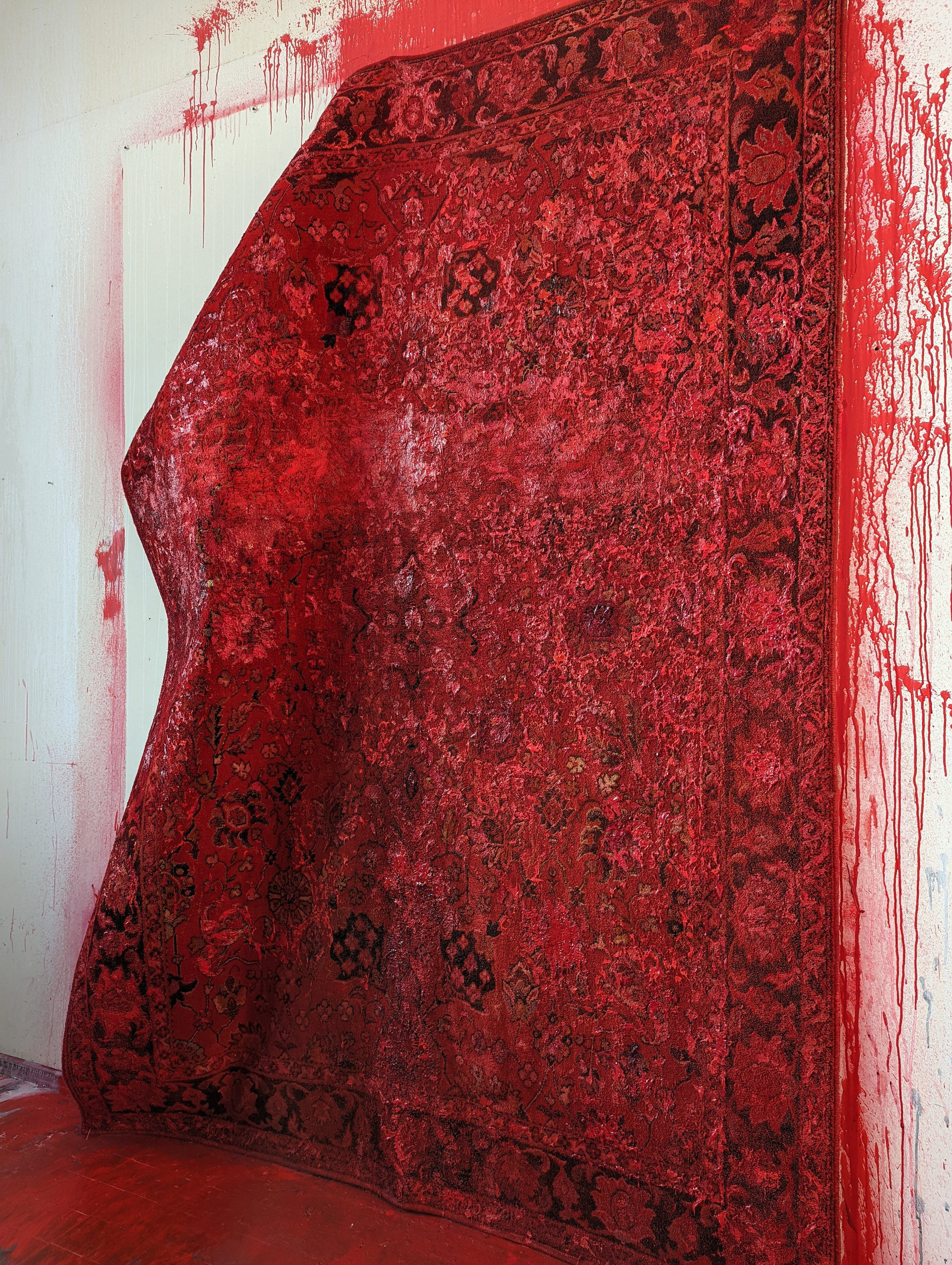 Red Ibis. Ruzanna Teterina artist, St.Petersburg, Russia