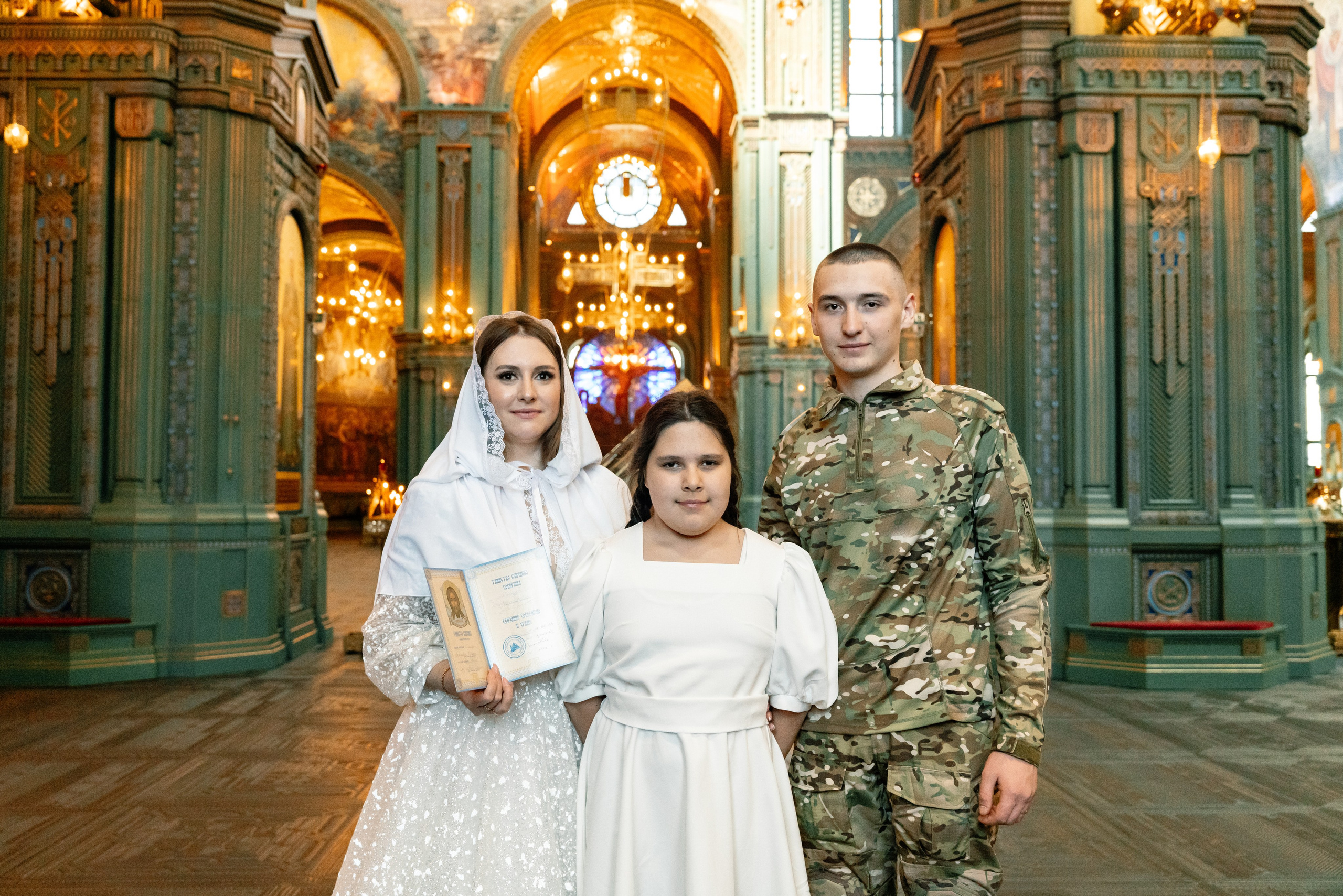Венчание в Главном храме вооруженных сил (Патриот). Семейный фотограф Одинцово Москва Наталия Черенкова