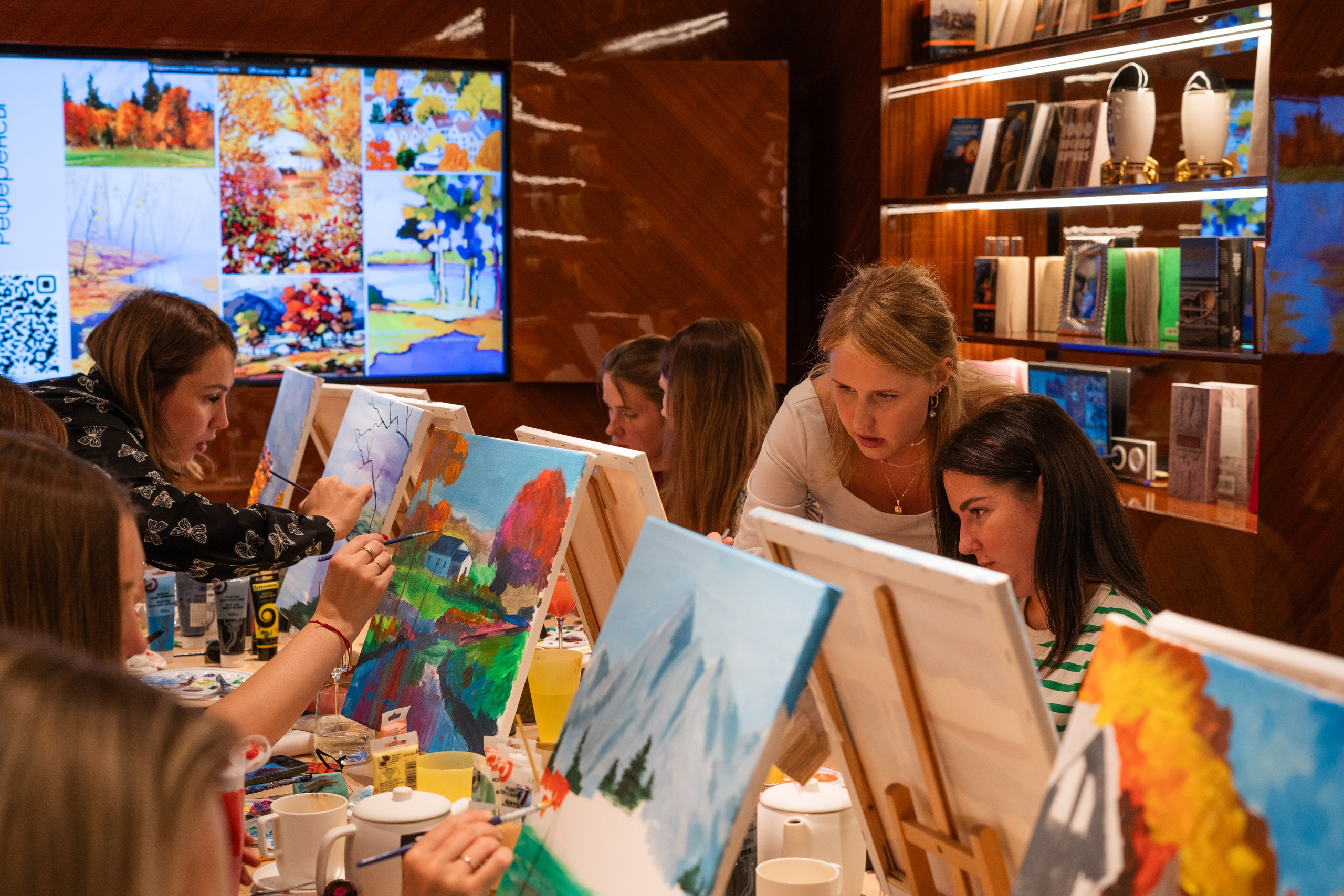 Корпоратив Teach Me Art 3. Портретный фотограф в Москве и Санкт-Петербурге Арина Чех