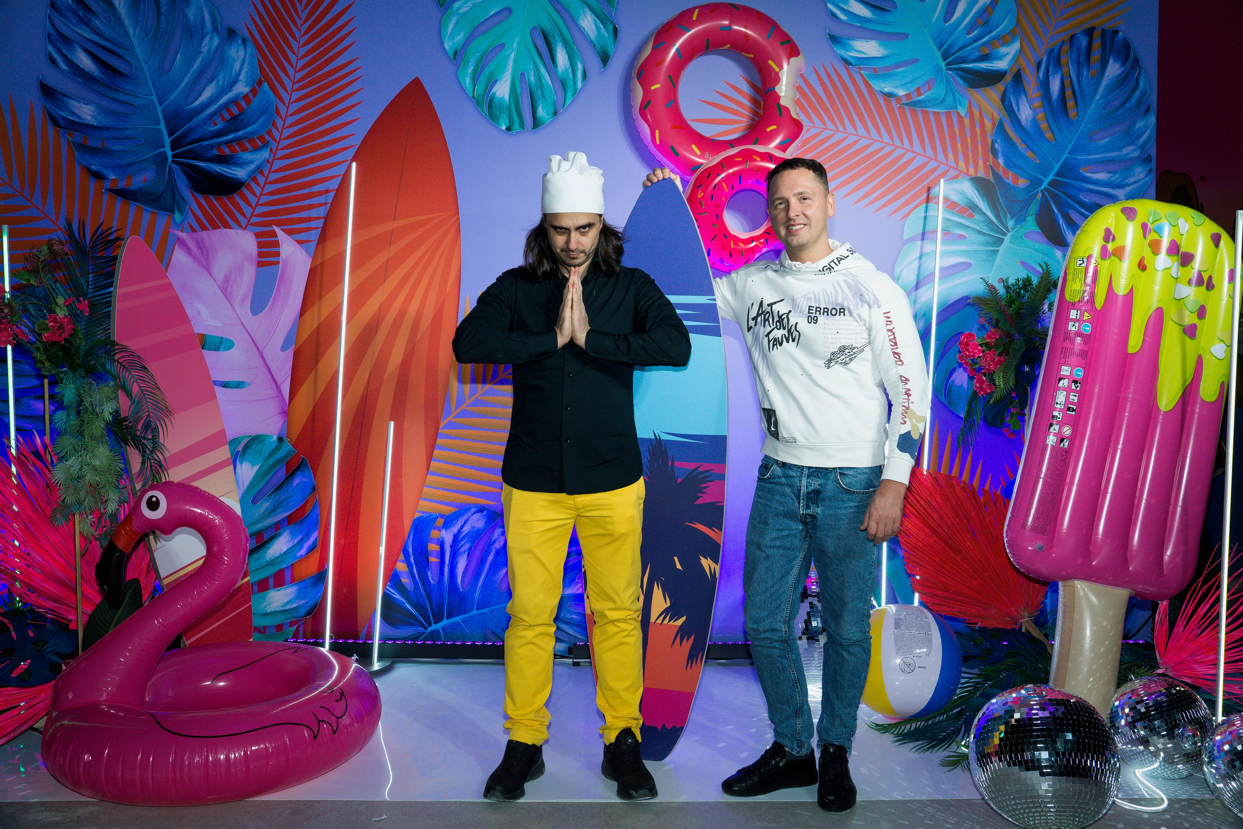 МТС корпоратив Гавайская вечеринка. Фотограф