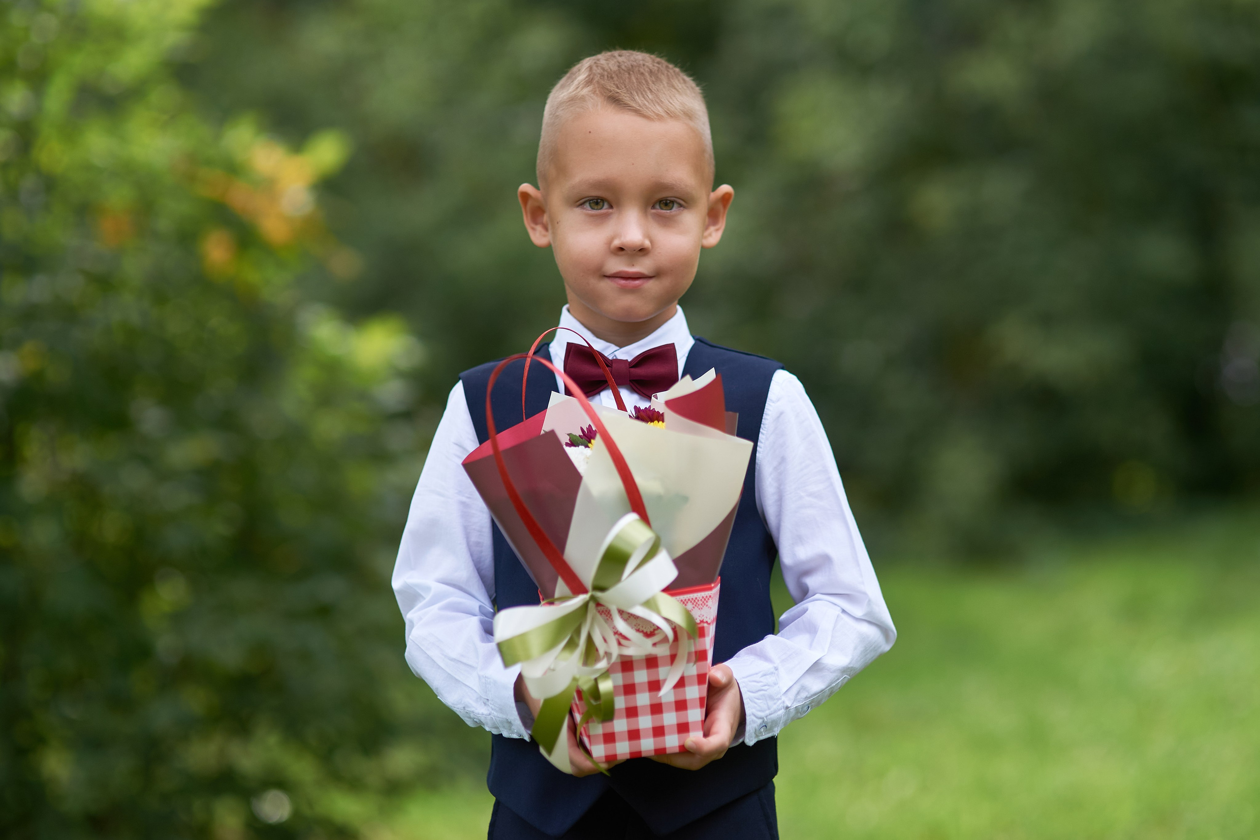 1 класс в День Знаний. Фотограф Владимир Артамонов