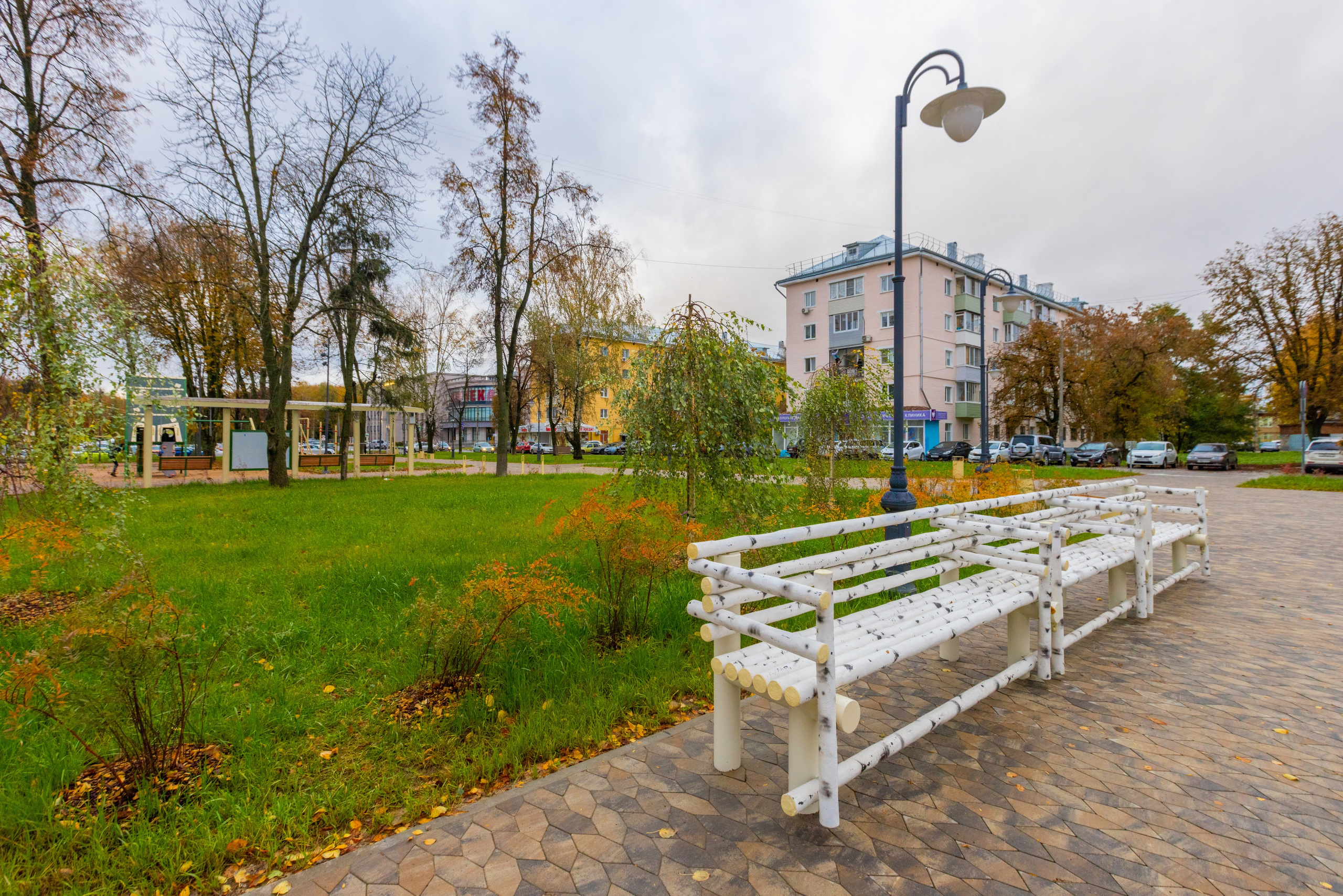 Толстовский свер осенью, площадь искусств. Фотограф в Туле Крупский АнДРей. Фотостудия «КАДР71» в Туле