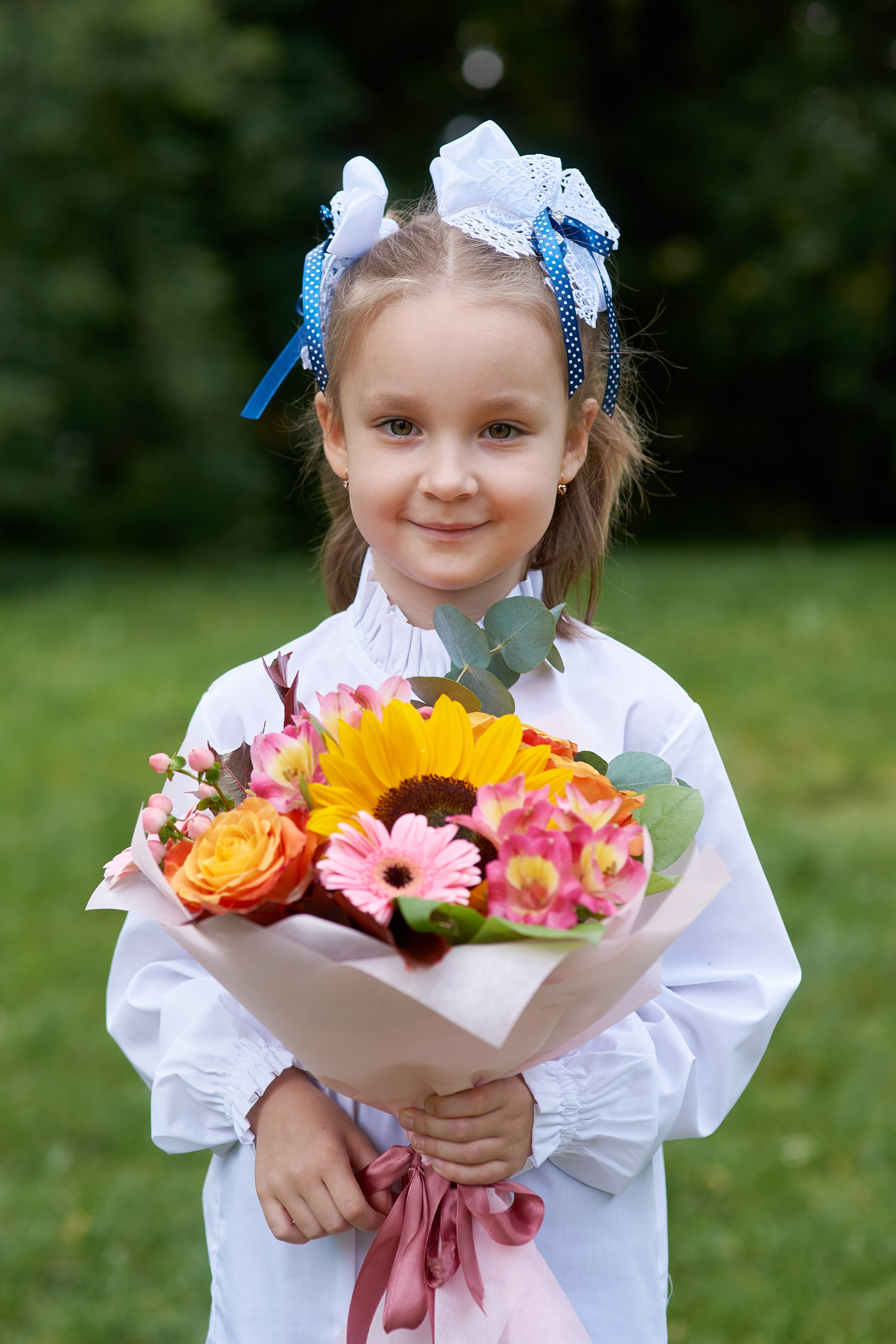 1 класс в День Знаний. Фотограф Владимир Артамонов