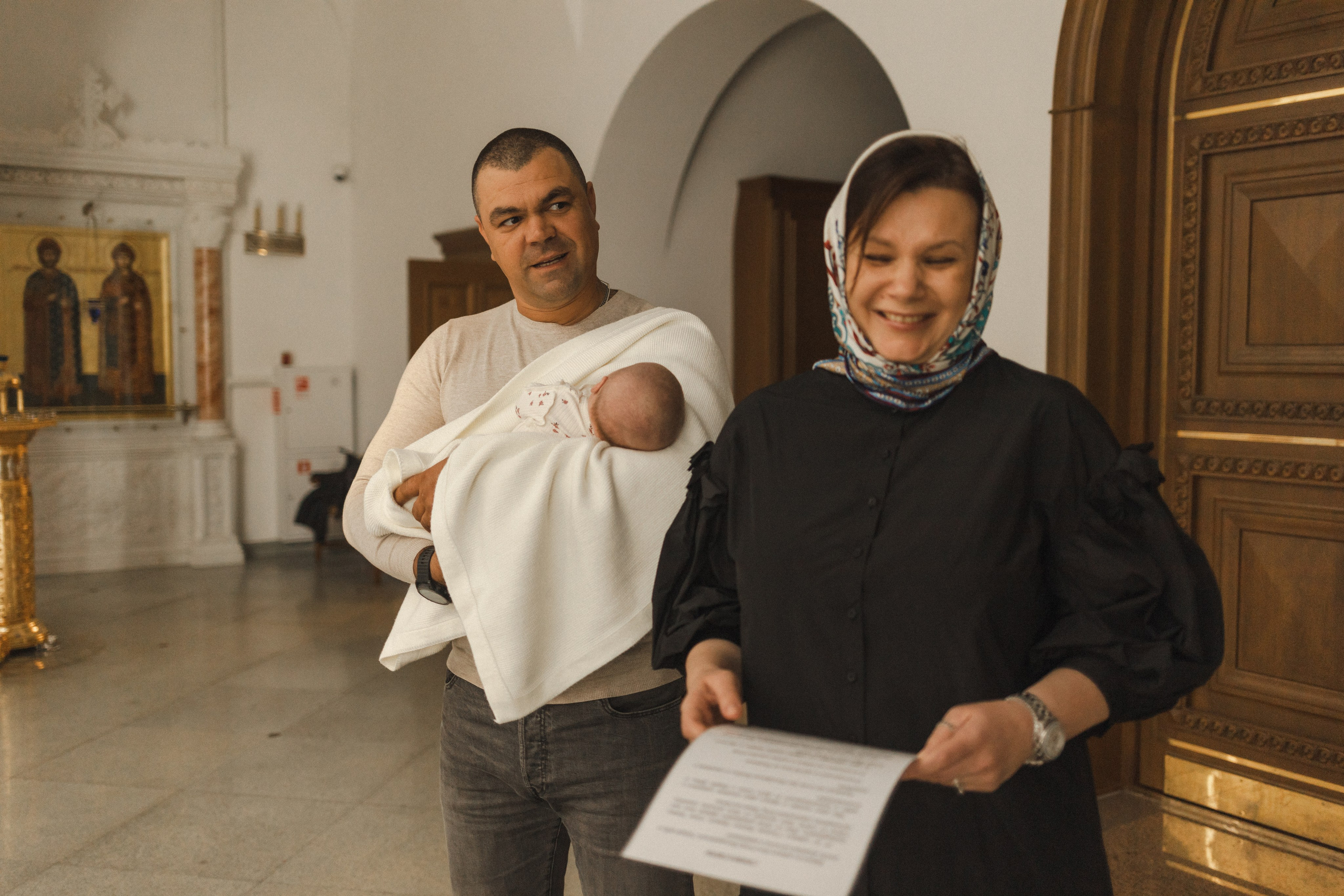 Крещение Стефании. Семейный фотограф в Москве