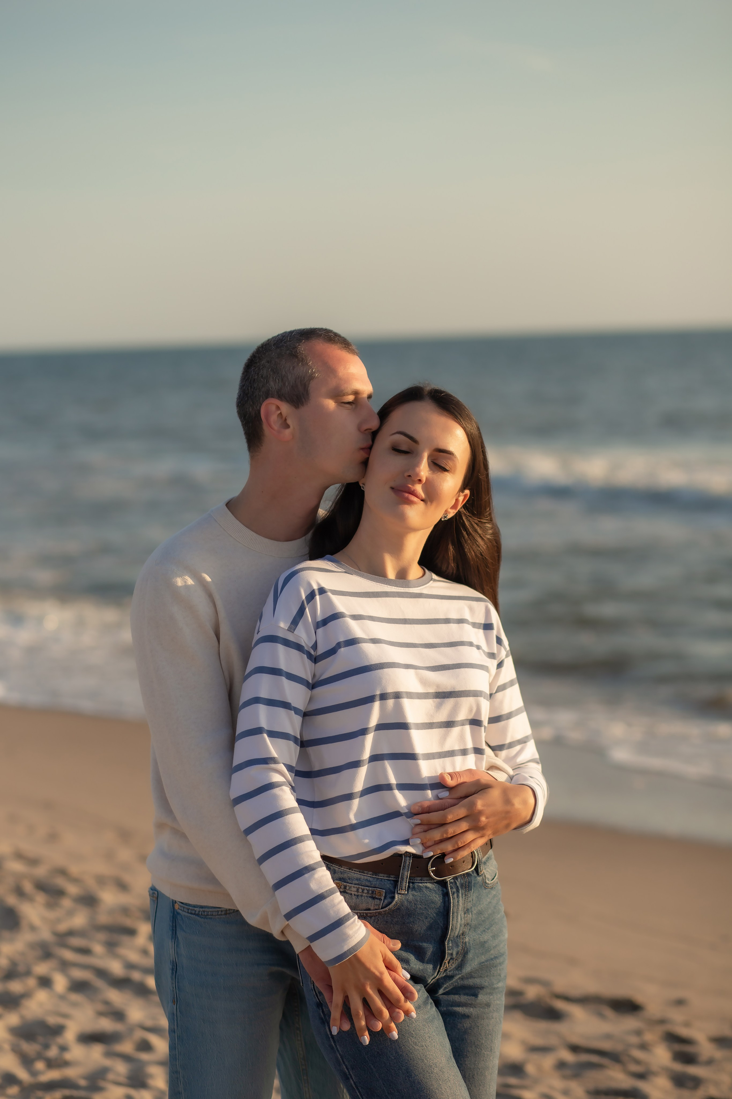 Павел и Татьяна. Закат в Янтарном. Фотограф в Калининграде Решетникова Алина