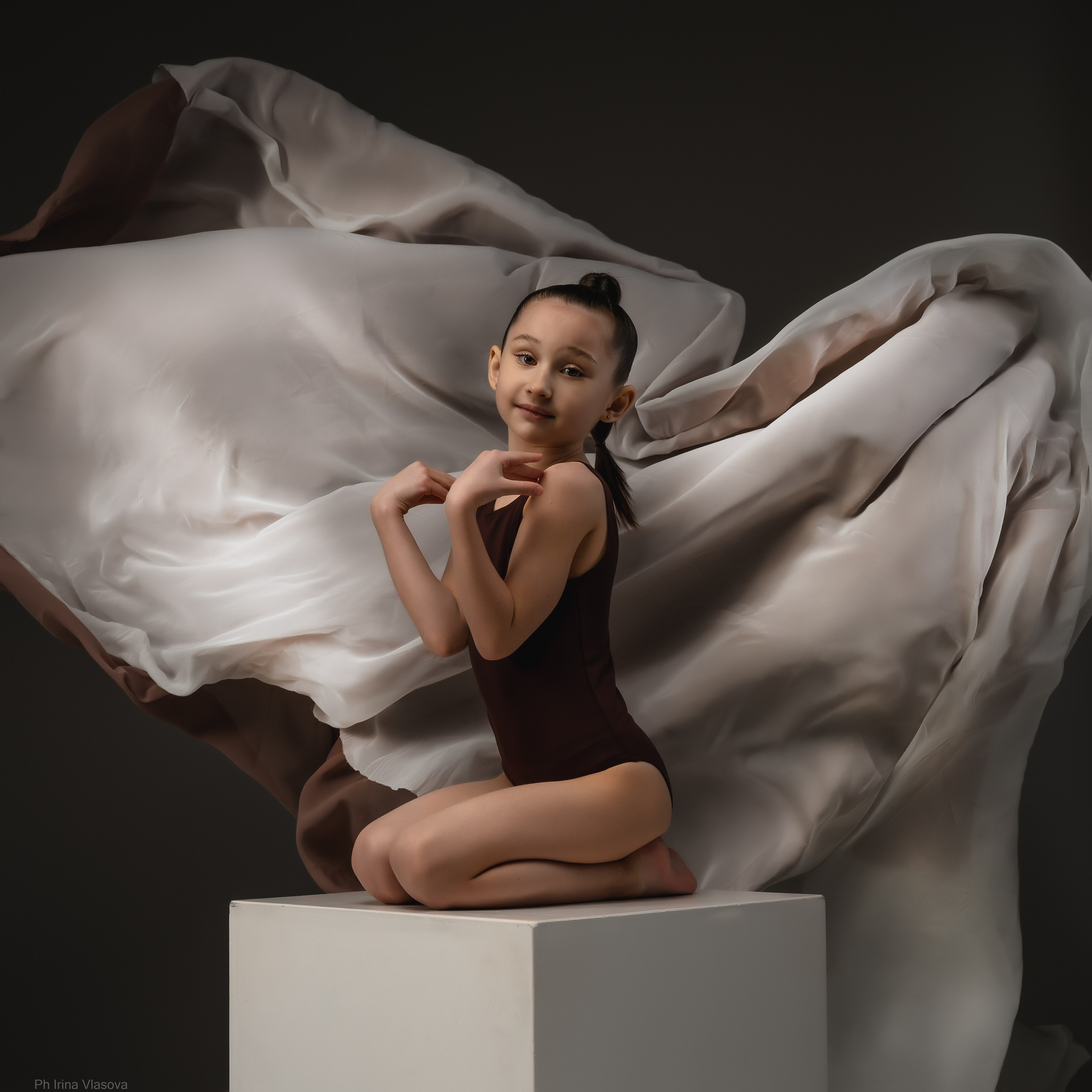 Летящие ткани. Спортивный и портретный фотограф