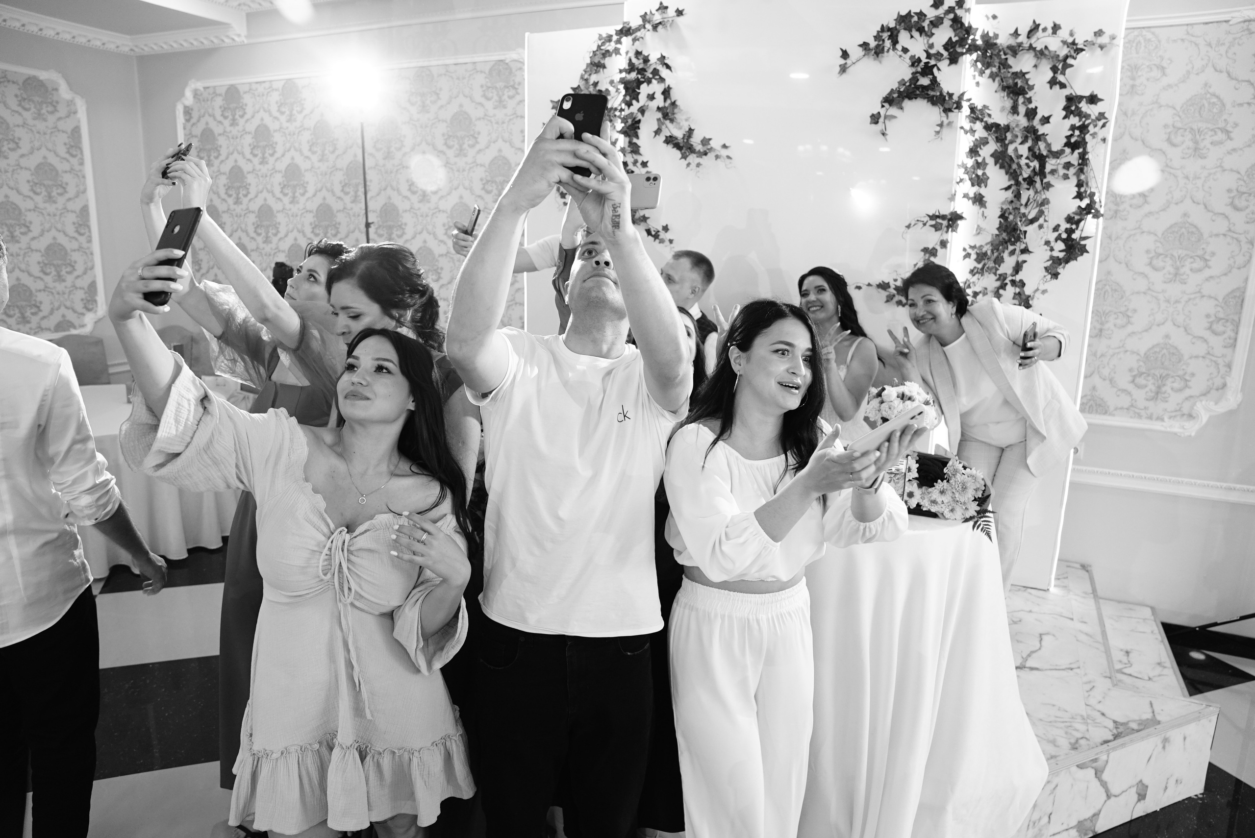 Антон и Маргарита чб. Свадебный фотограф в Самаре Анна Ковалева