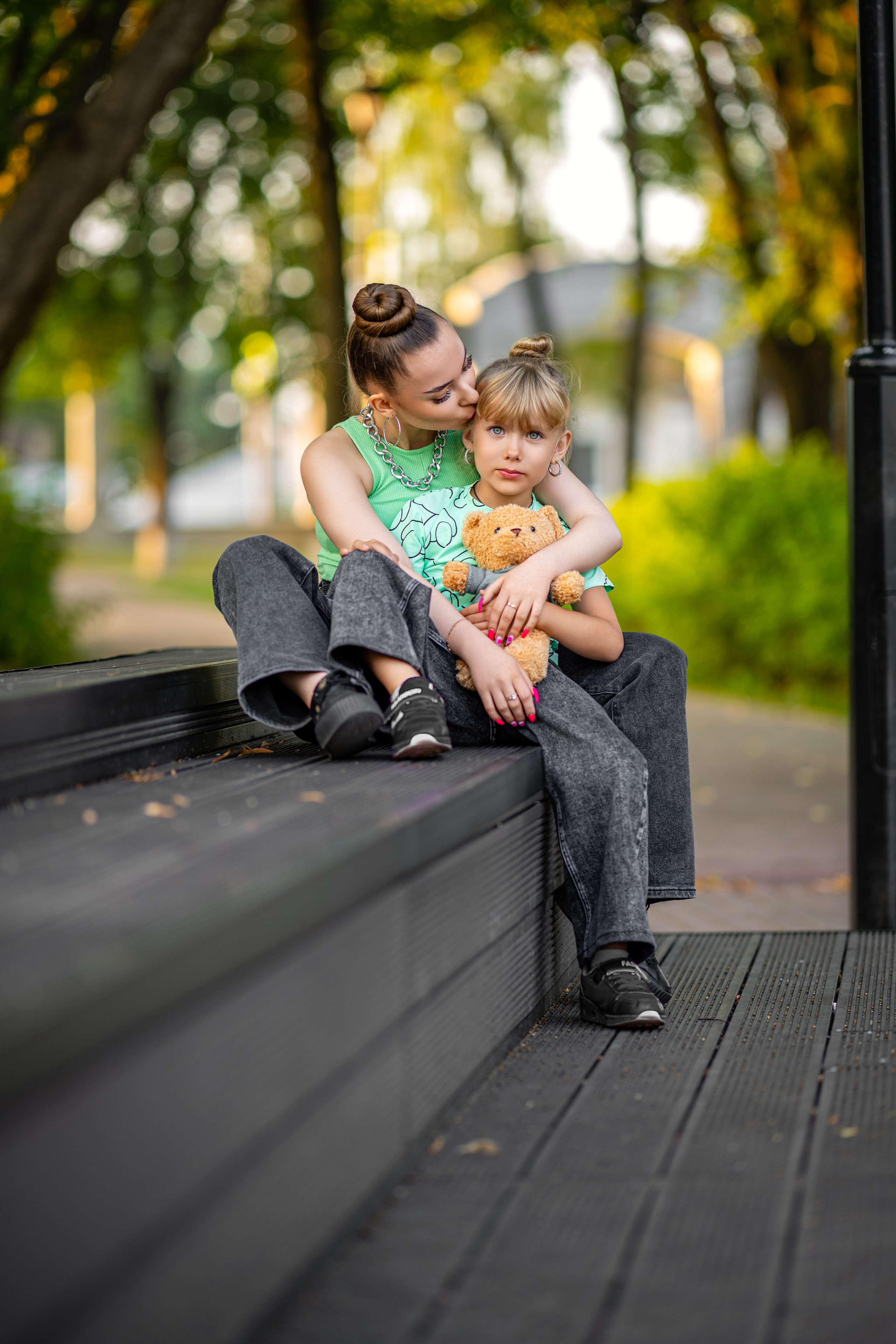 Арина — Алиса — летняя прогулка. Фотограф Москва