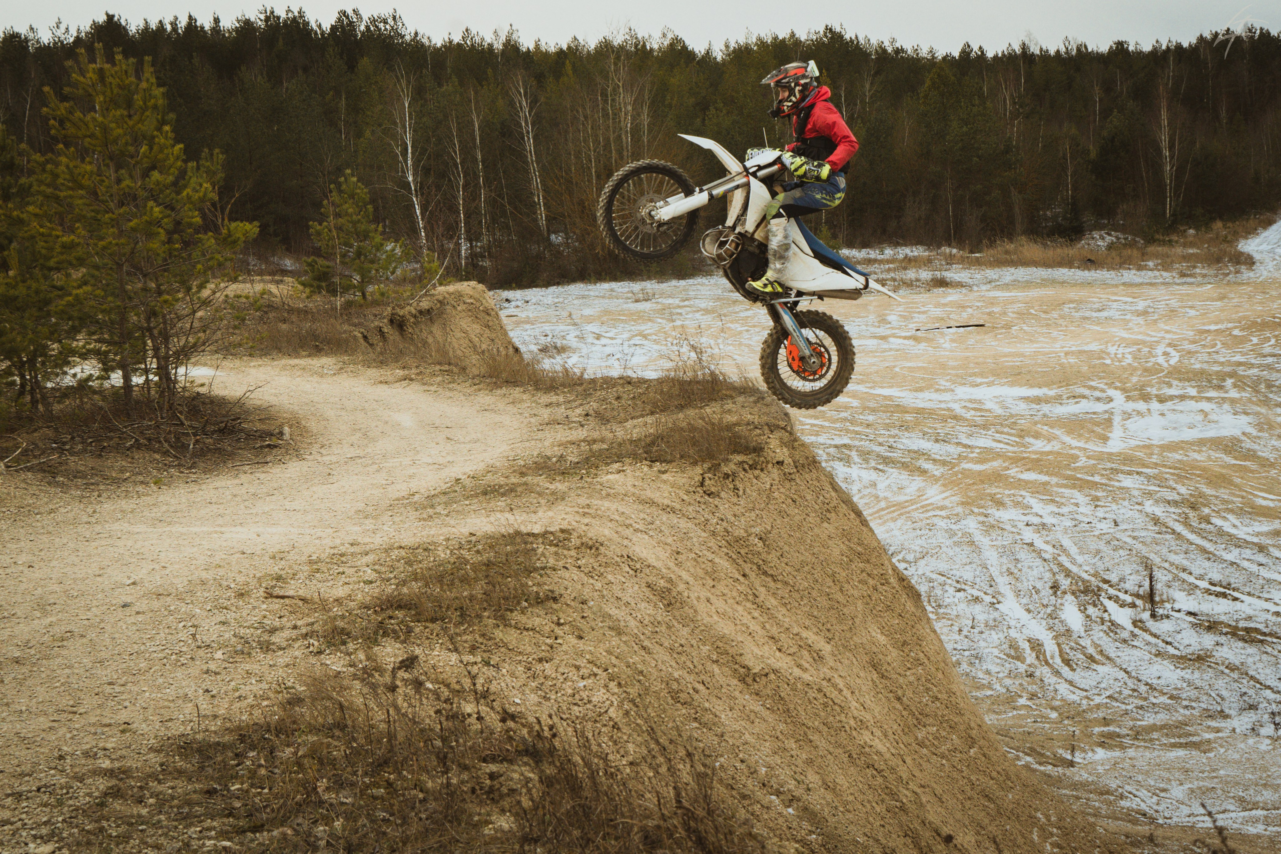 Мотокросс на Ланьшинском карьере. Лиза Фирстова