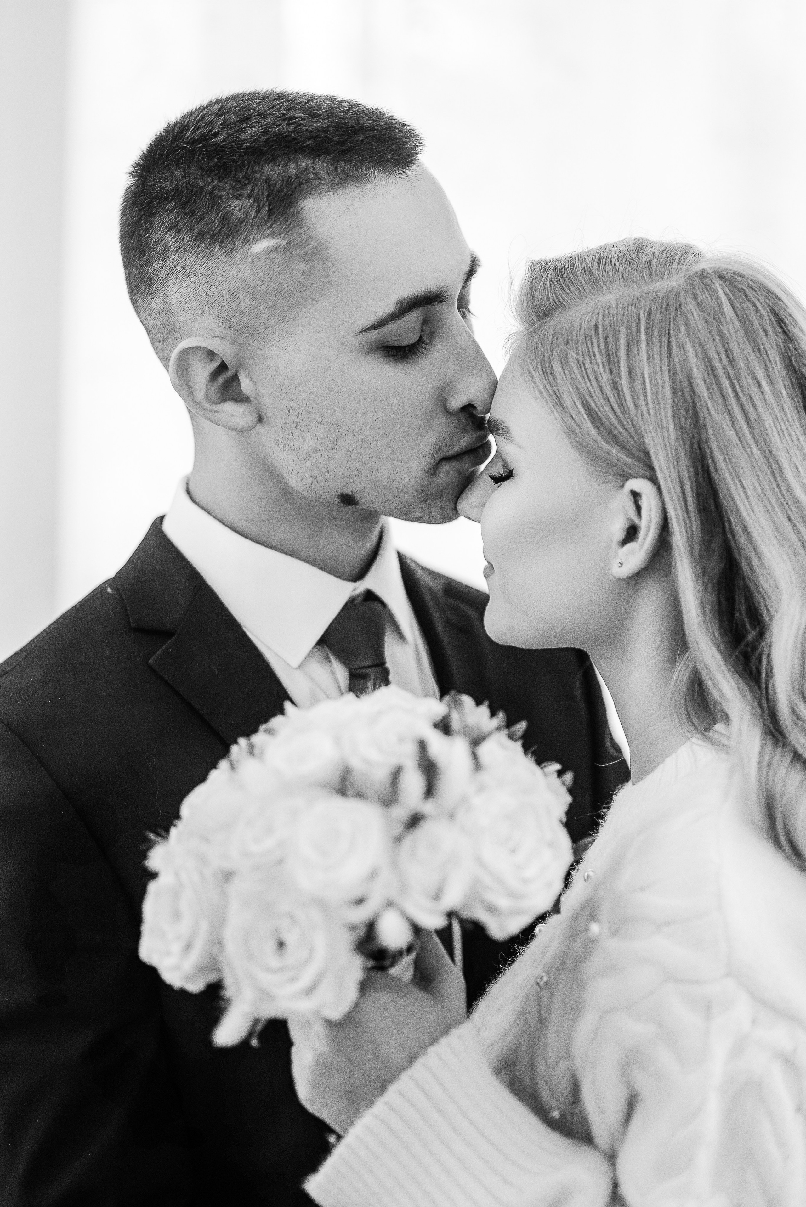 Александра и Алексей, роспись и прогулка зимой. Свадебный и портретный фотограф в Липецке Юлия Свит