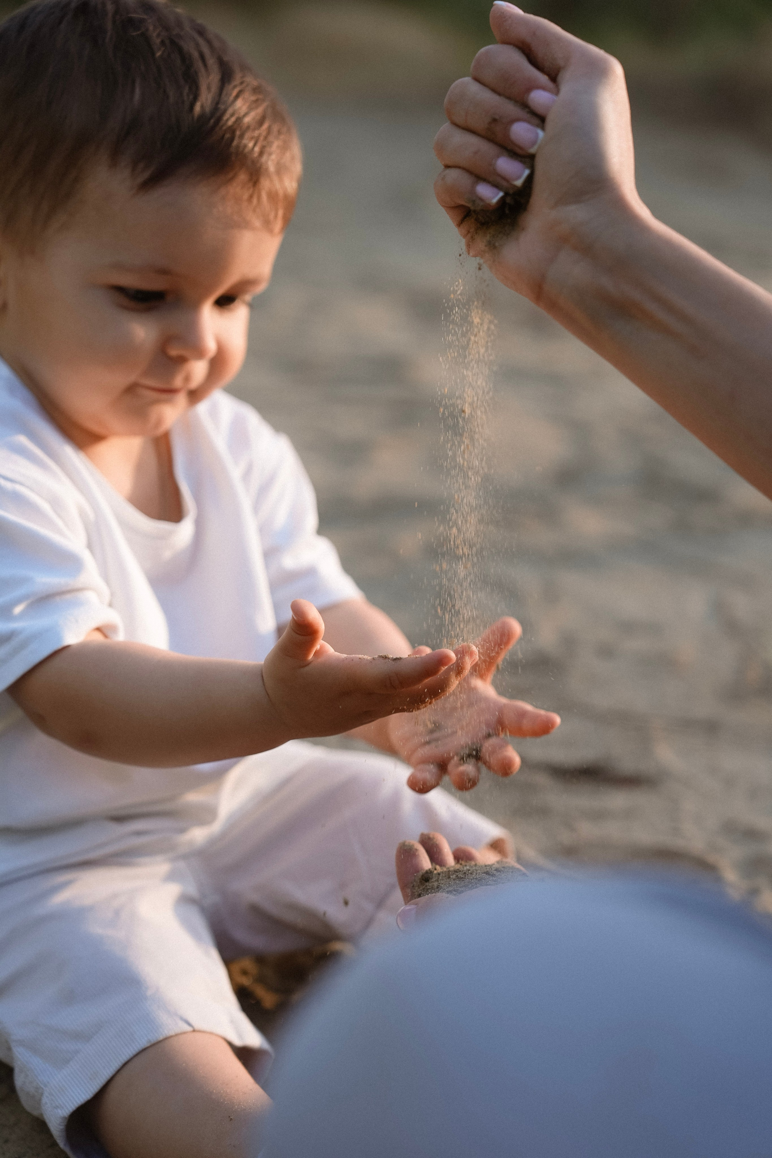 Семейная съёмка на закате. Фотограф с психологическим образованием
