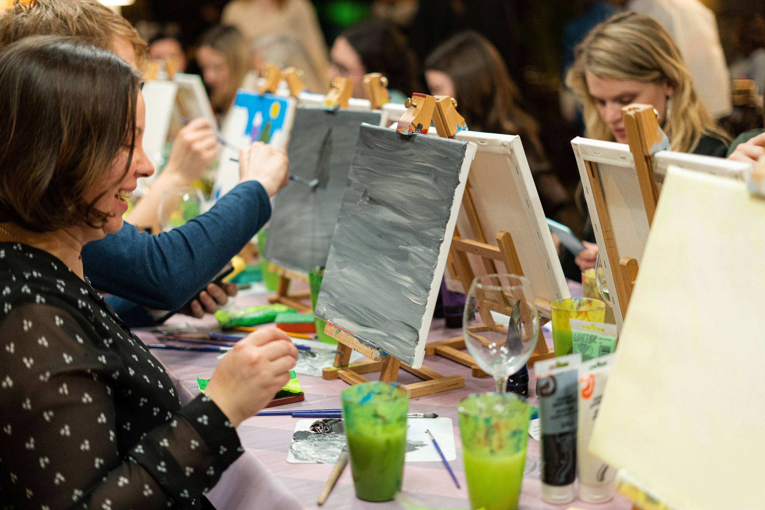 Корпоратив Teach Me Art 2. Портретный фотограф в Москве и Санкт-Петербурге Арина Чех