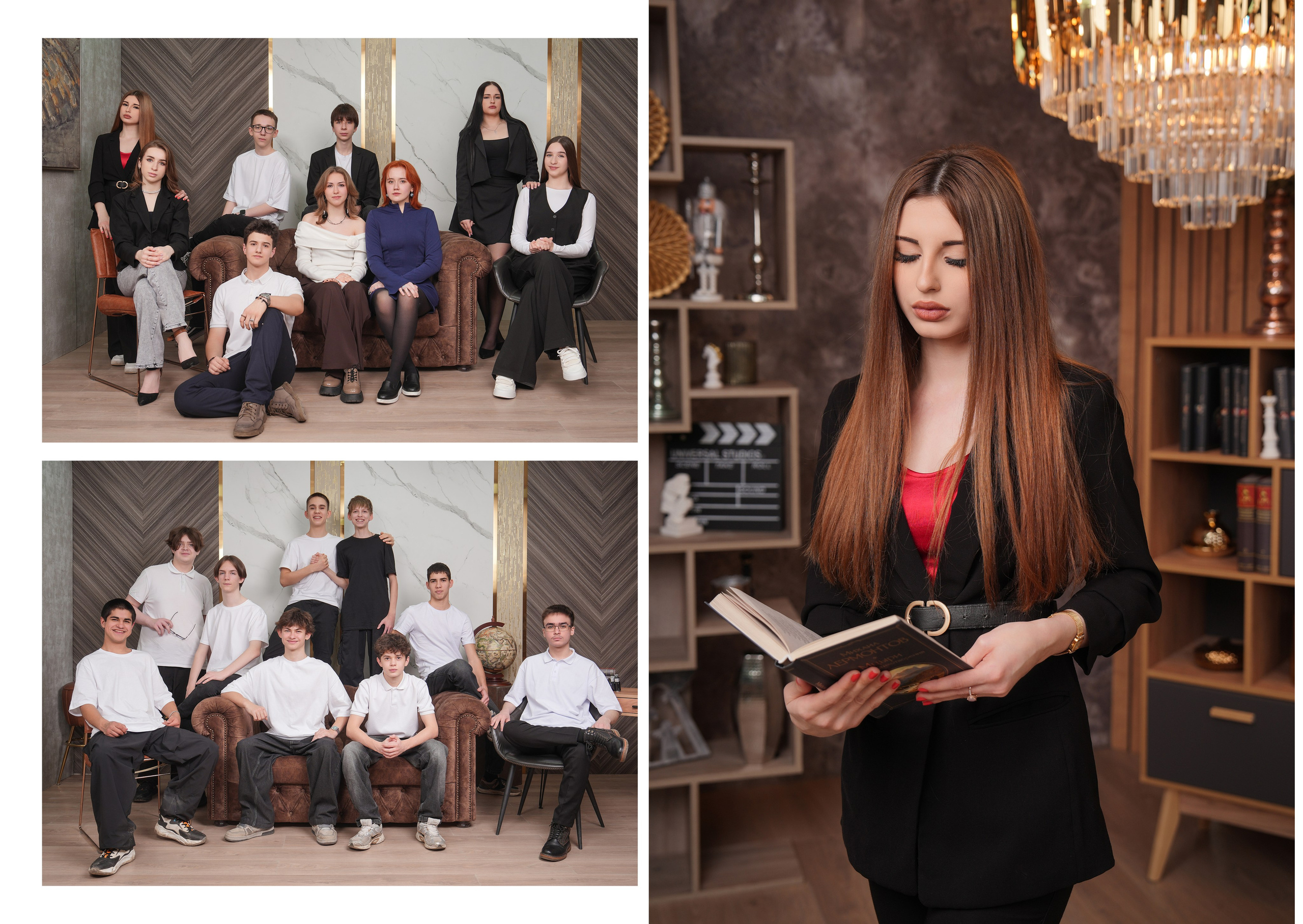 ШКОЛА 1 9 Б. Красивый выпускной альбом в Краснодаре