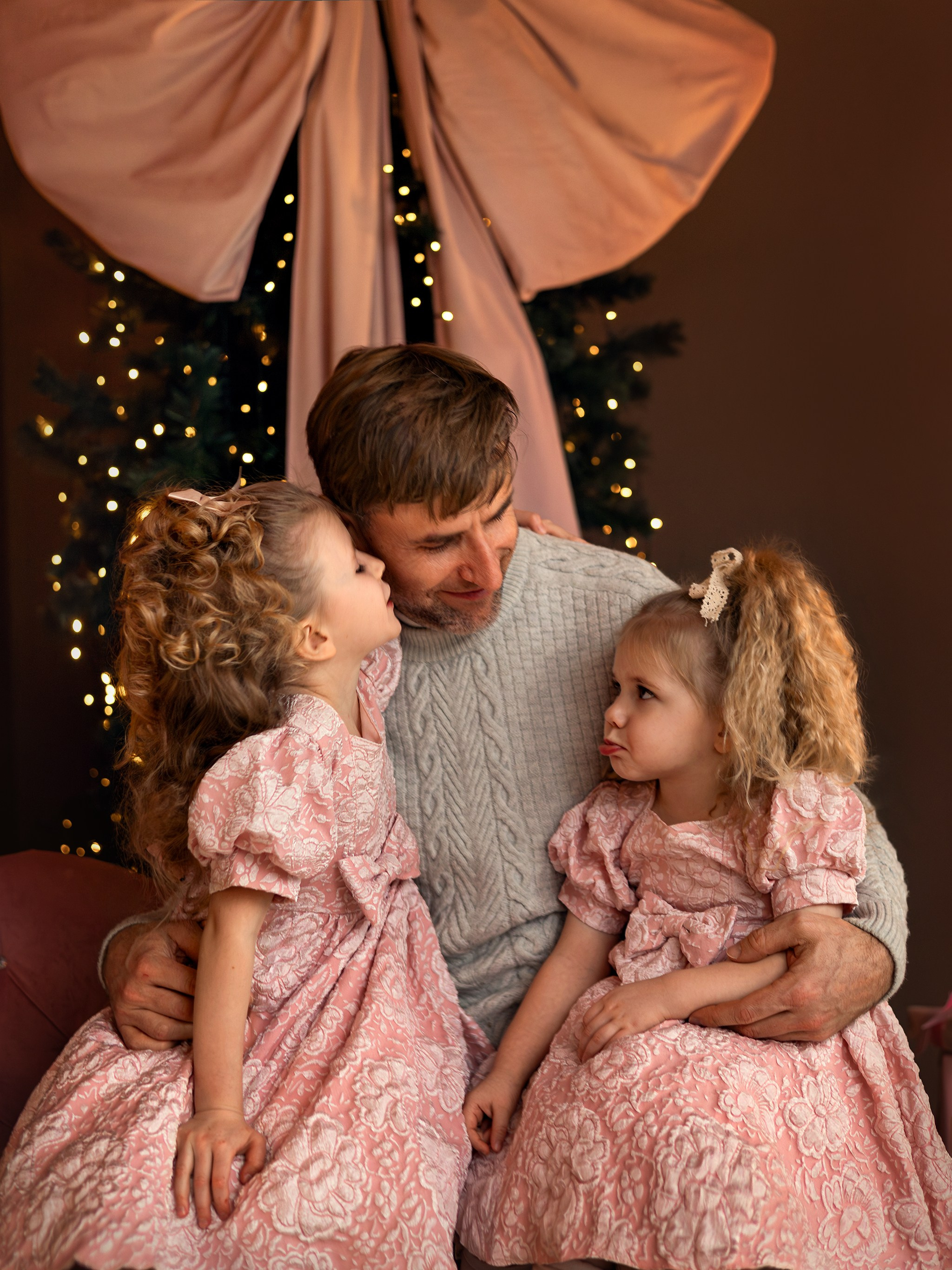 Новогодняя семейная съемка. Детский и семейный фотограф Елена Михайлова в Москве