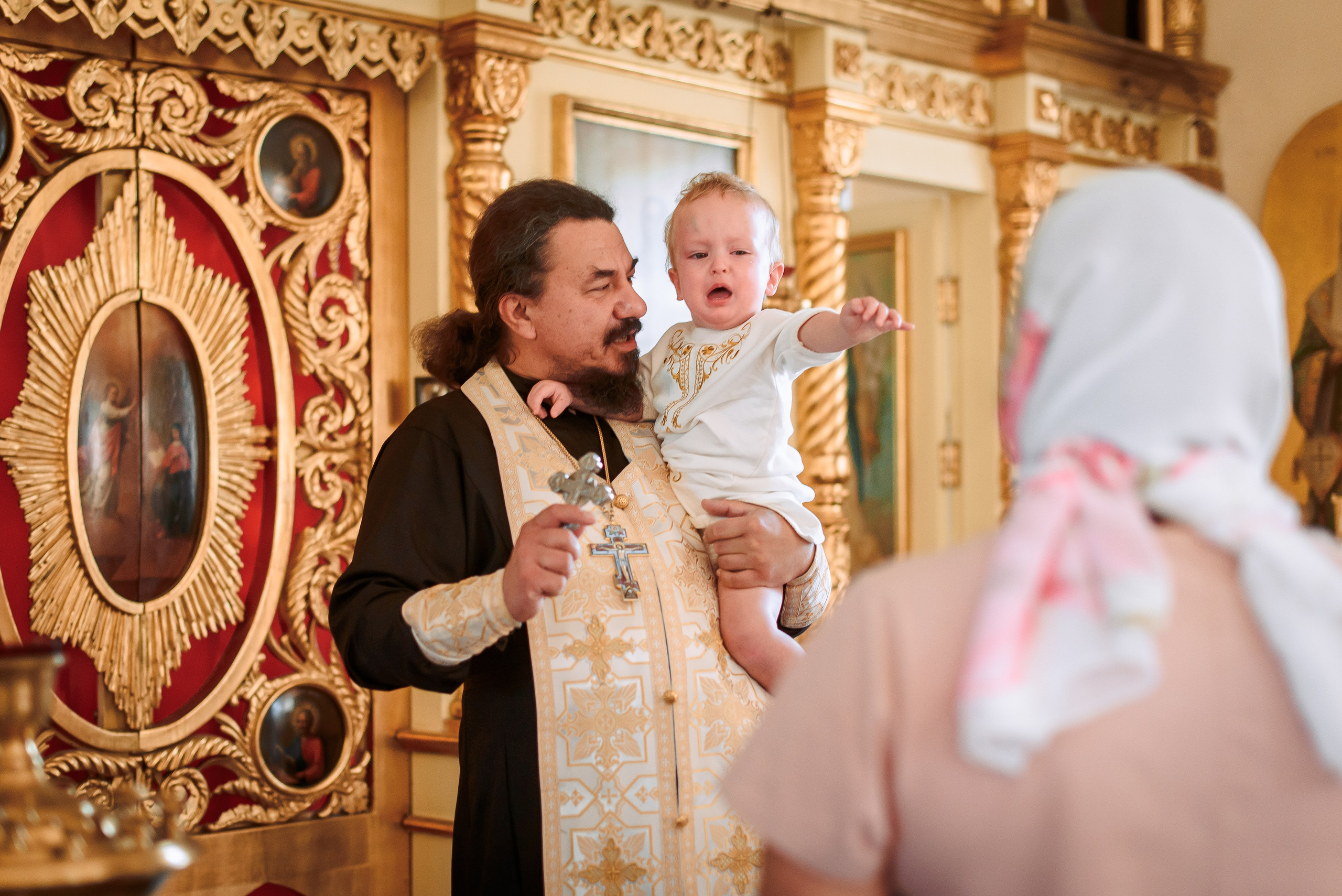 Крещение Макара. Свадебный и семейный фотограф в Москве Юлия Винник