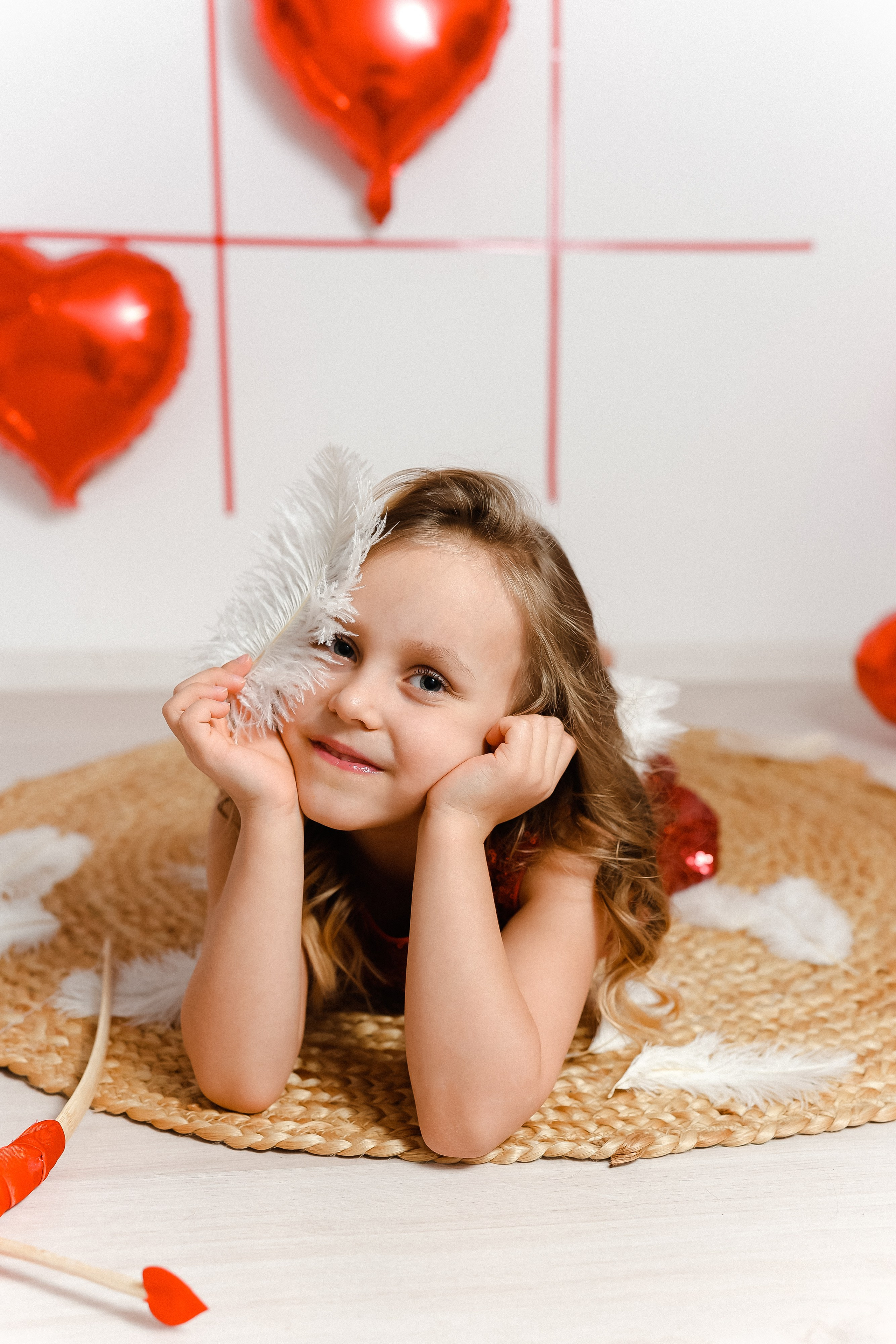 Сердечки. Фотограф новорожденных и детский фотограф в Екатеринбурге Ксени