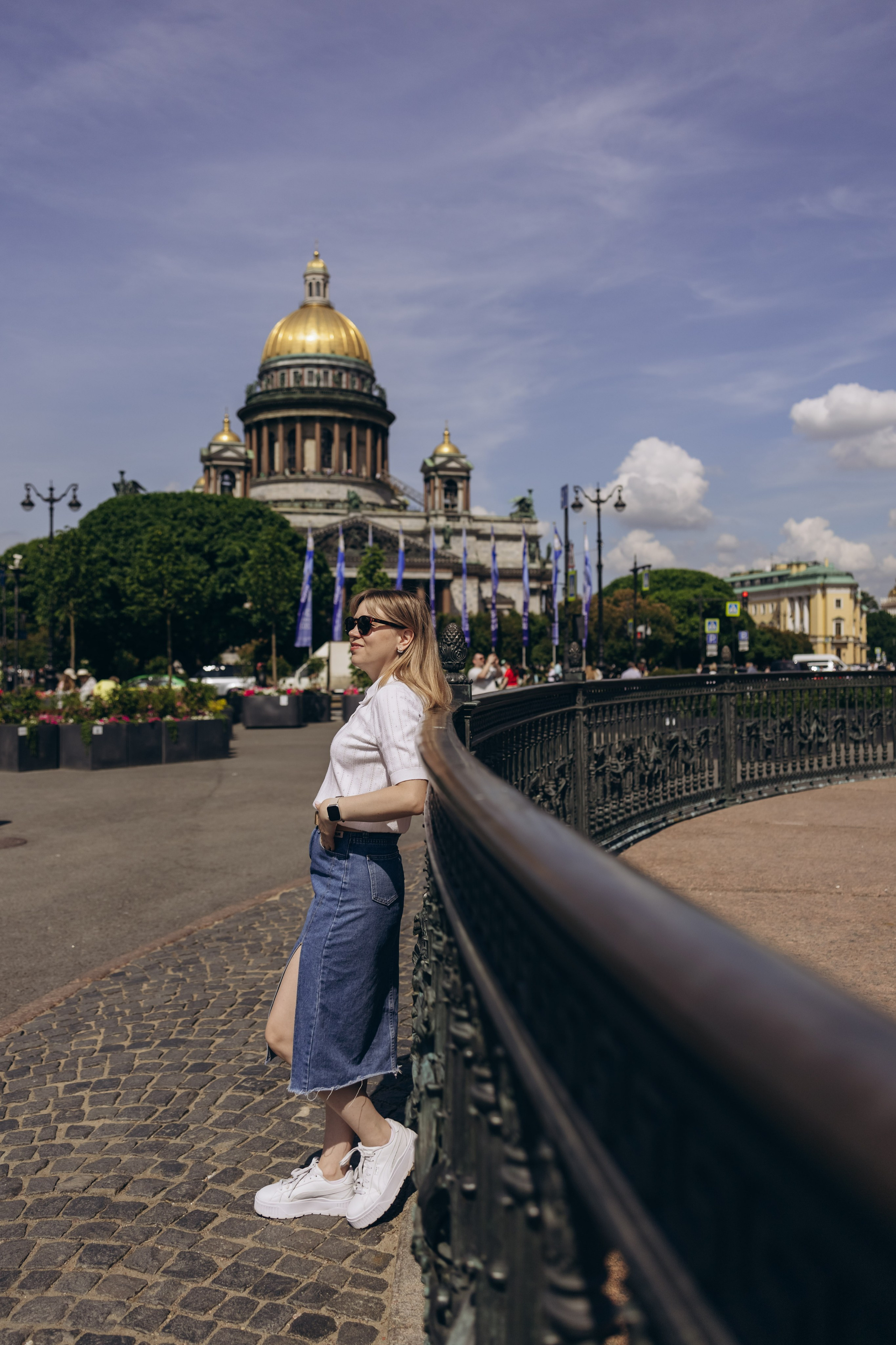 Семейная прогулка на Исаакиевском соборе. Семейный и свадебный фотограф в Санкт-Петербурге Екатерина Васильева