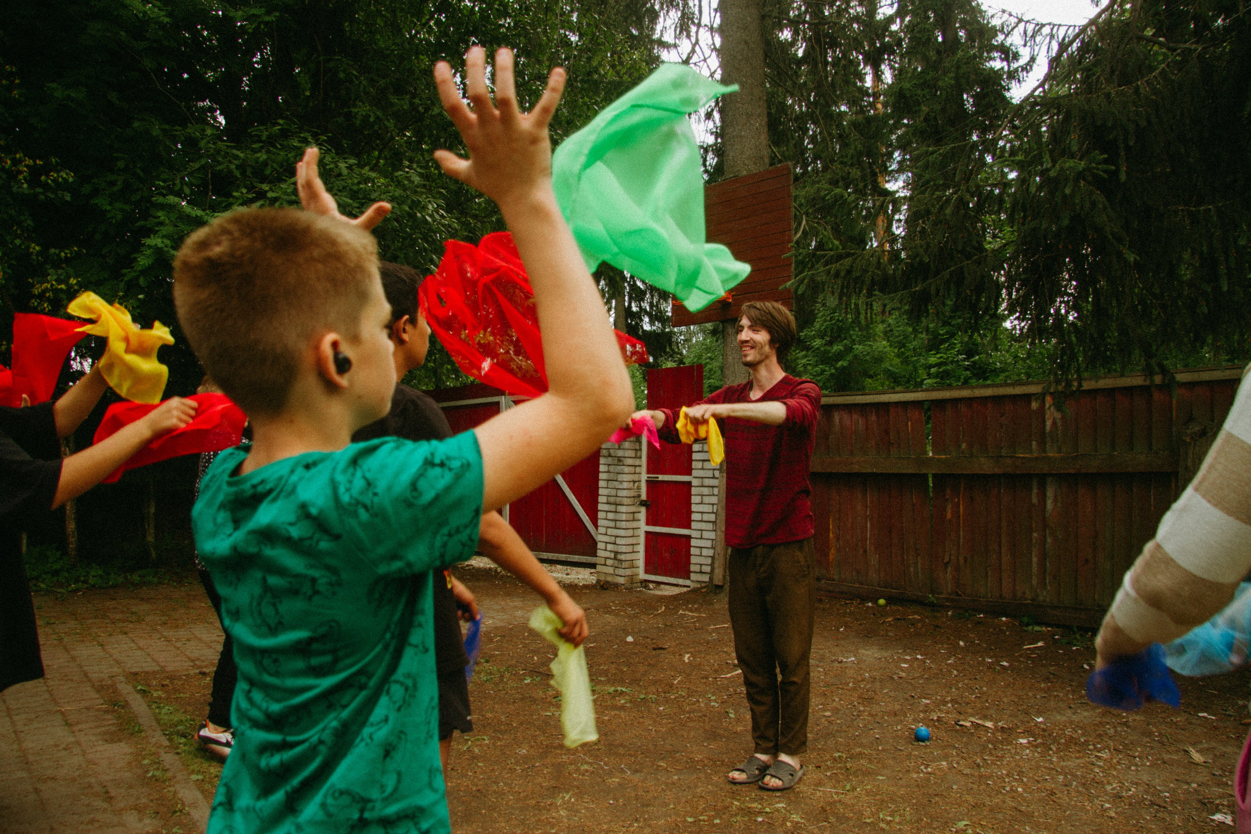Тренировка по жонглированию 