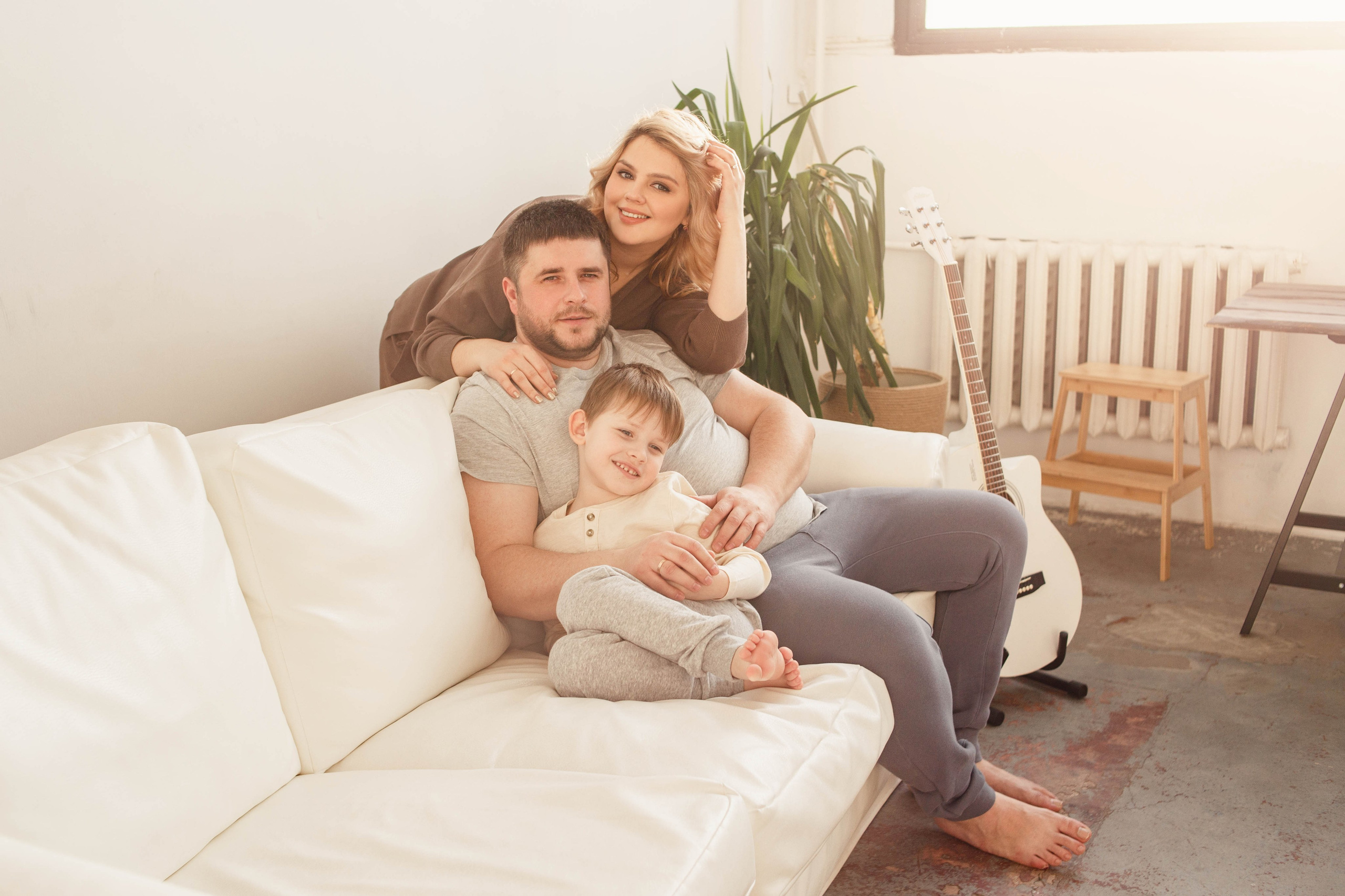 Наташа с семьёй. Фотостудия «Дом». Фотограф Нижний Новгород