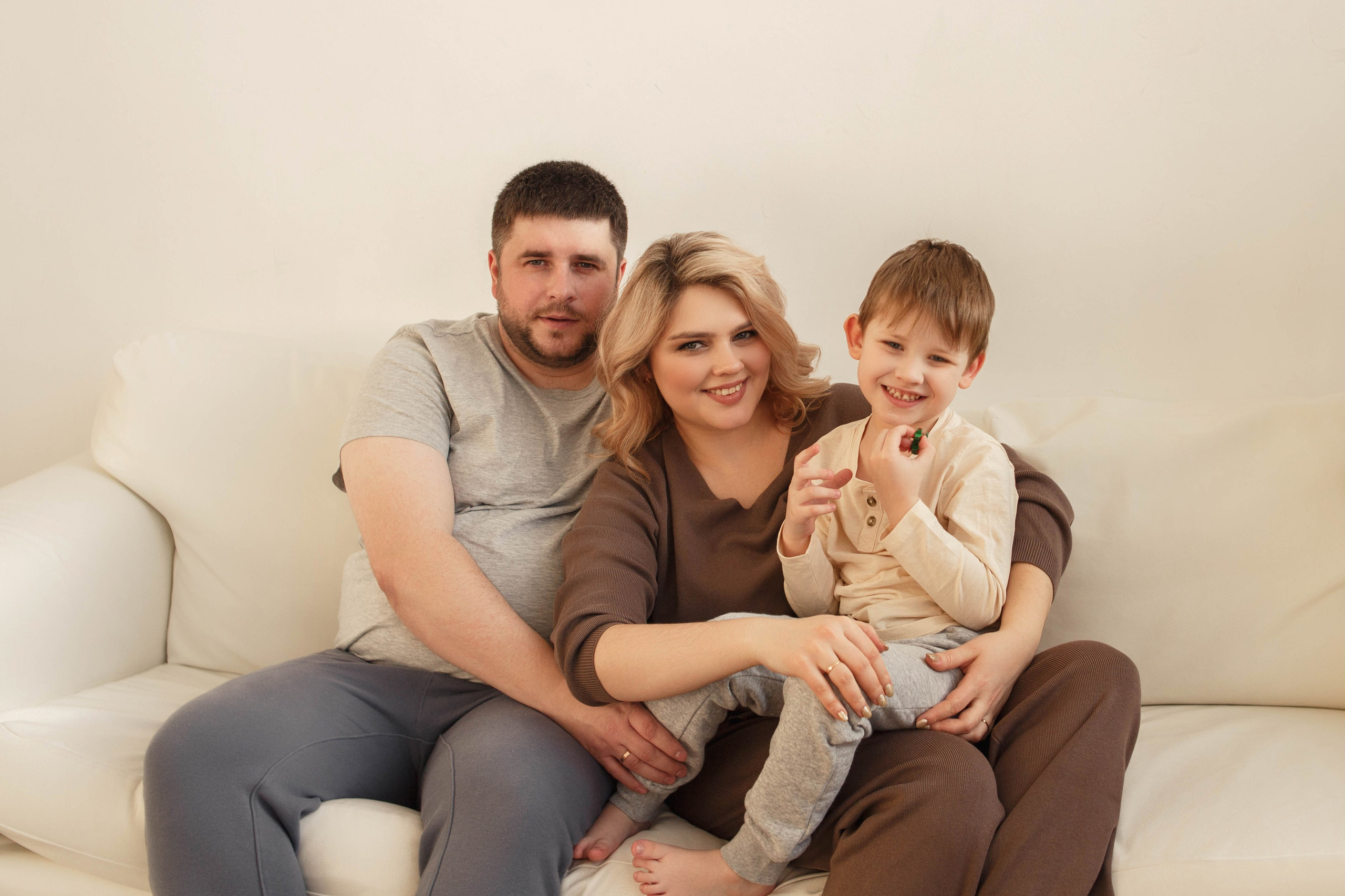 Наташа с семьёй. Фотостудия «Дом». Фотограф Нижний Новгород