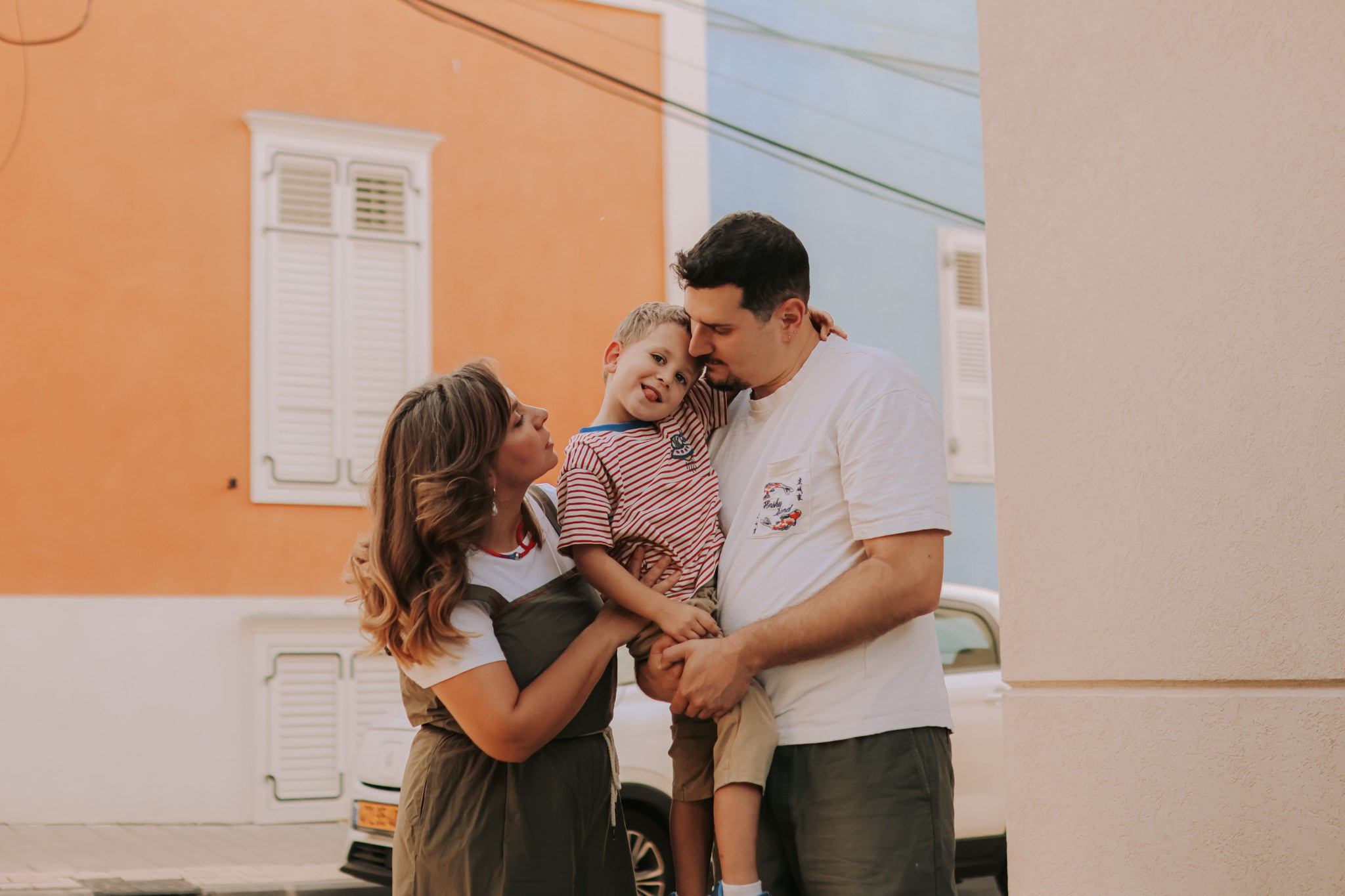 Nata, Misha and Mark, Tel Aviv | November 2025. Photographer in Israel Alice Milchin