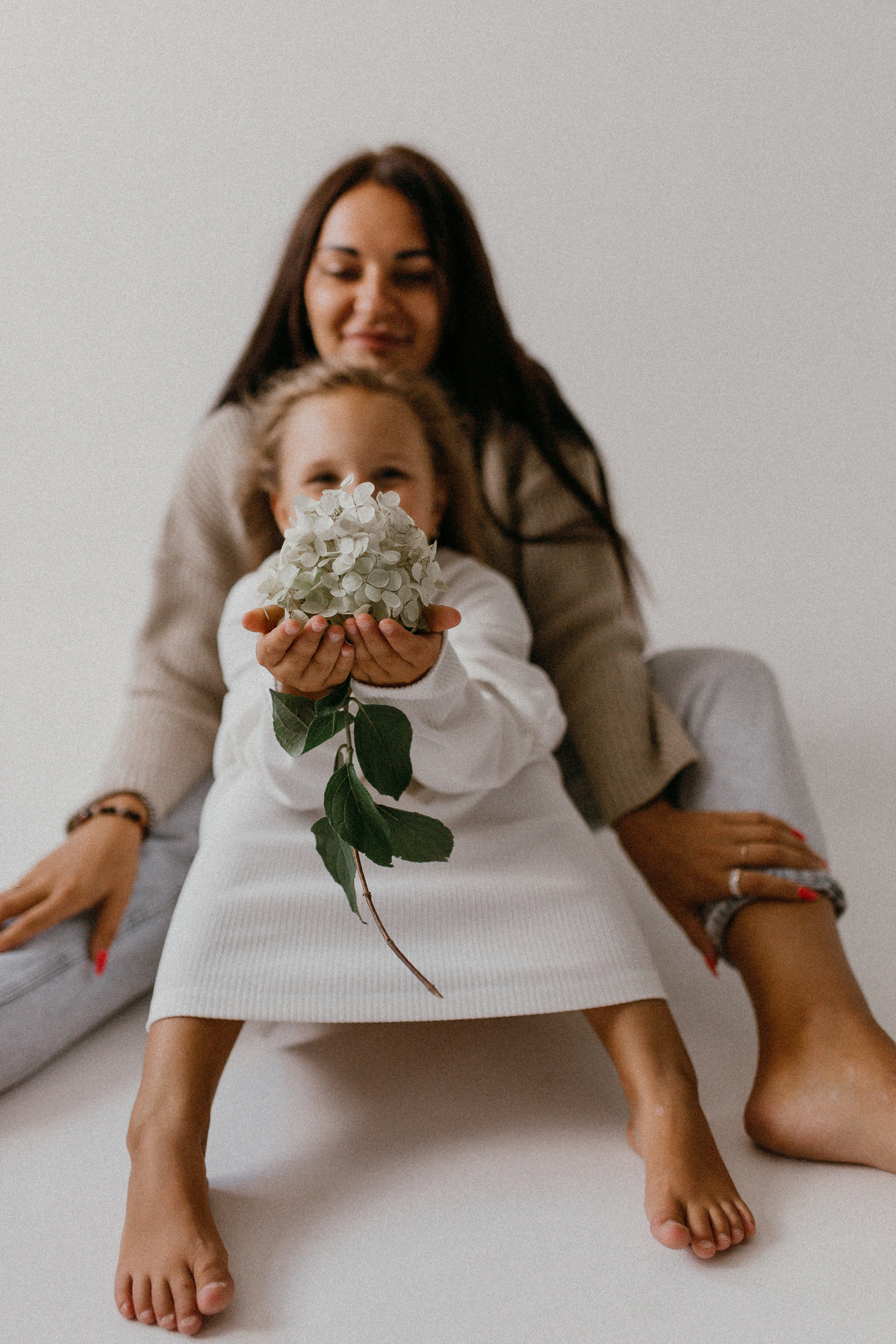Есения и мама. Семейный фотограф Губкин/Старый Оскол