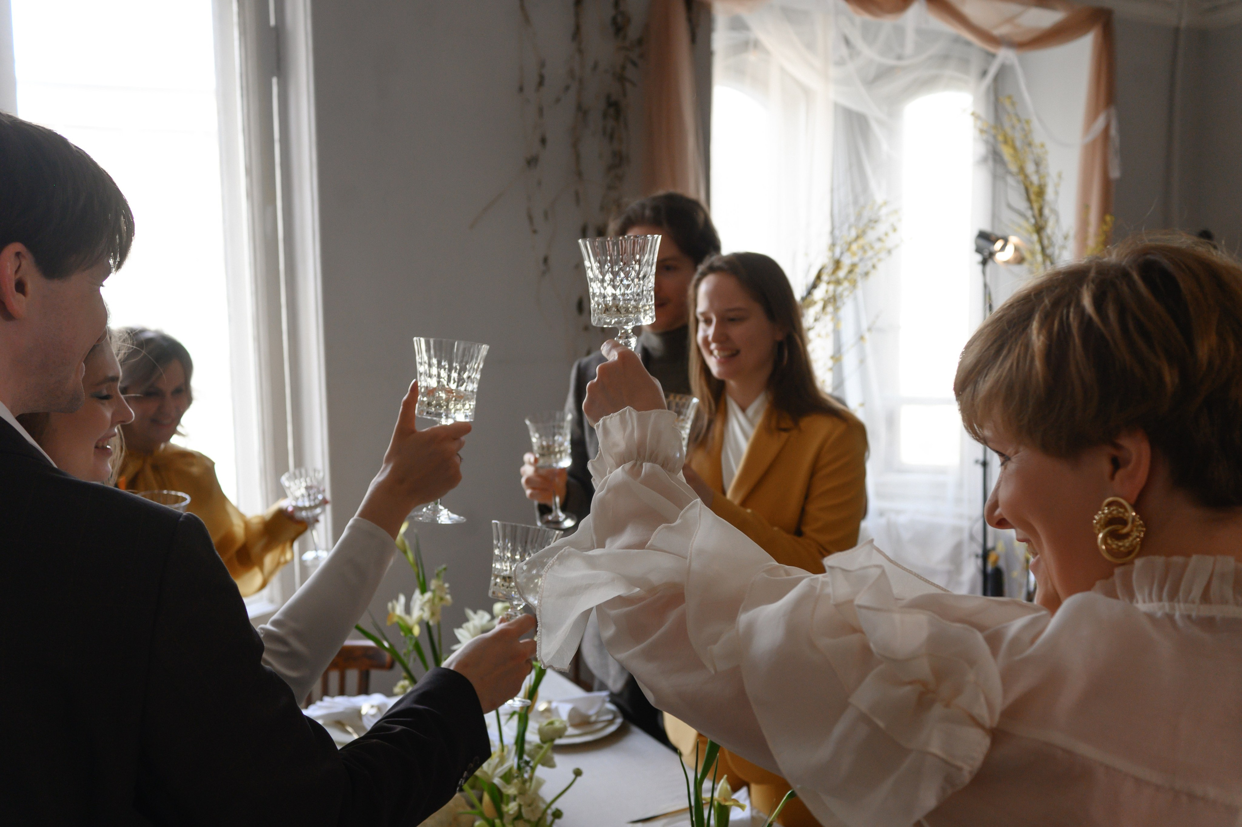Питерский свадебный ужин и крыши…). Свадебный фотограф Тюмень Анастасия Битная