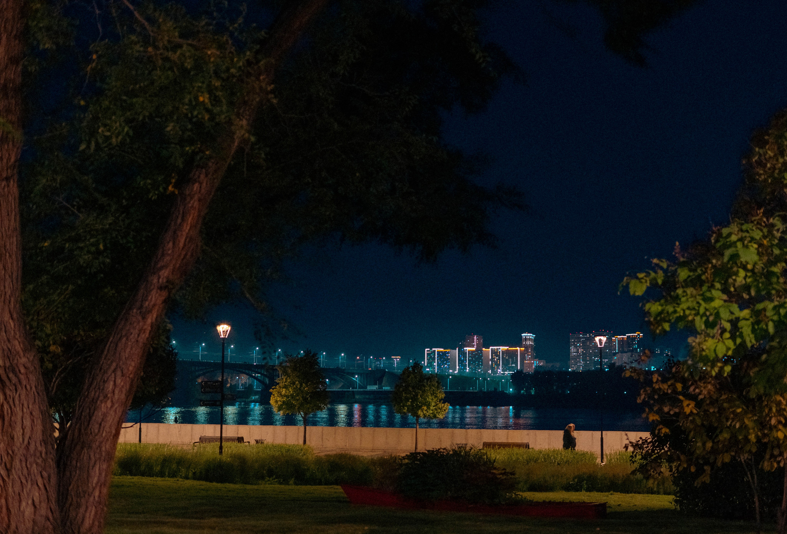 Фотосессия в ночном городе