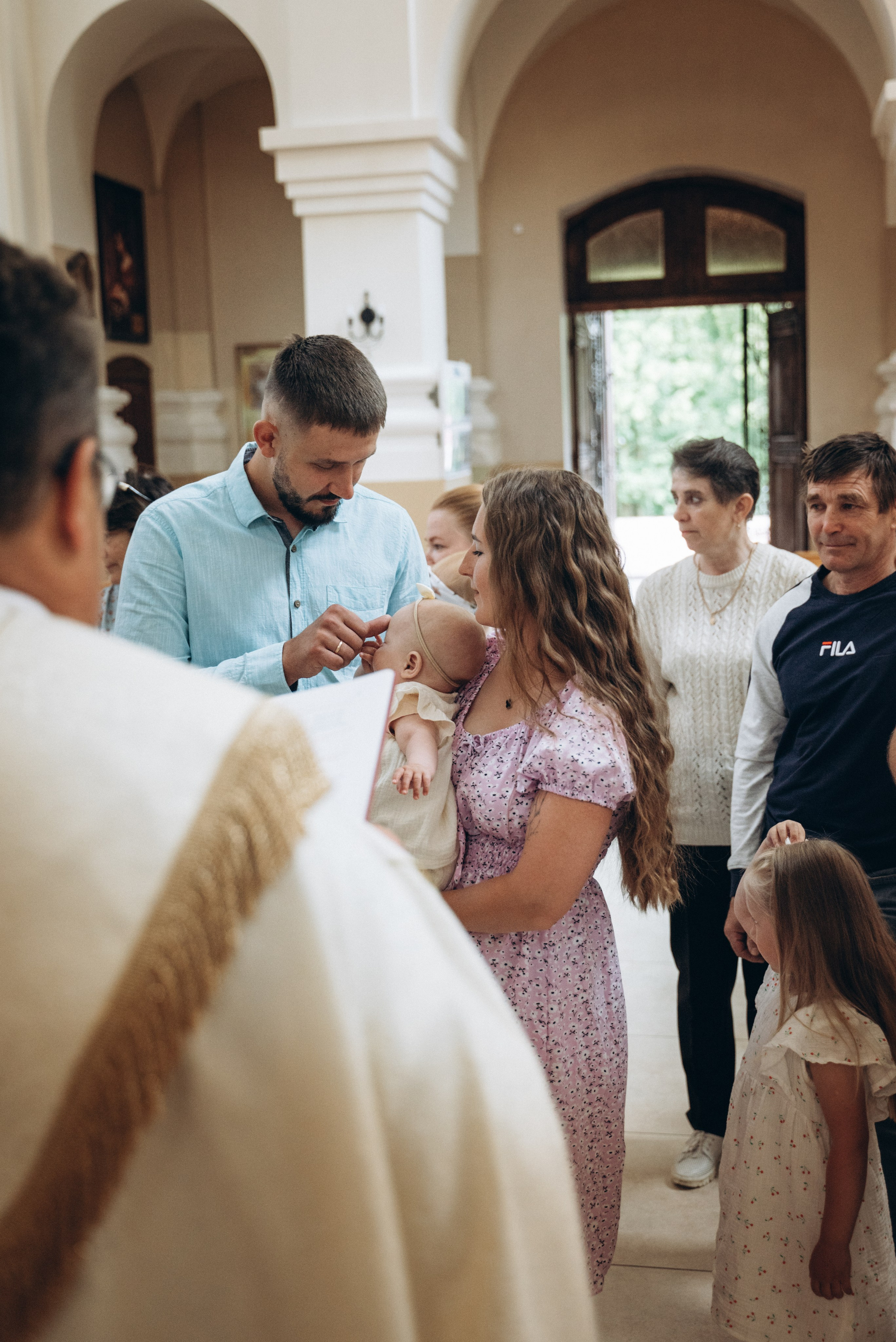 Крещение Леи (костёл в Заславле). Семейный фотограф в Минске Дарья Дреко
