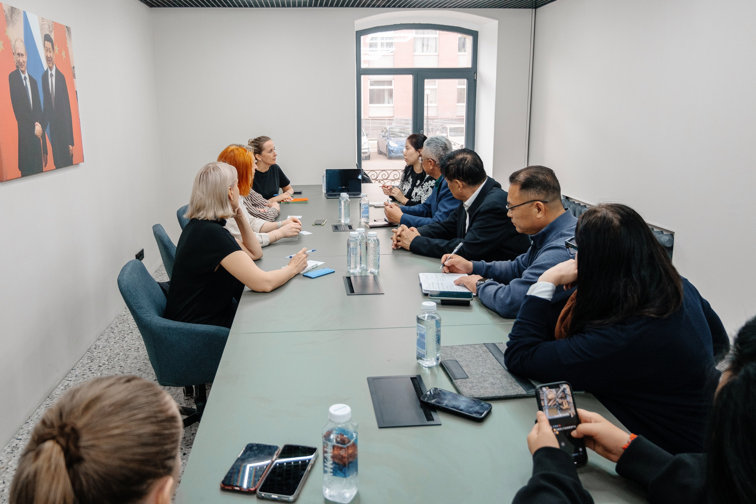 Делегация Китая в Ивановской текстильной компании