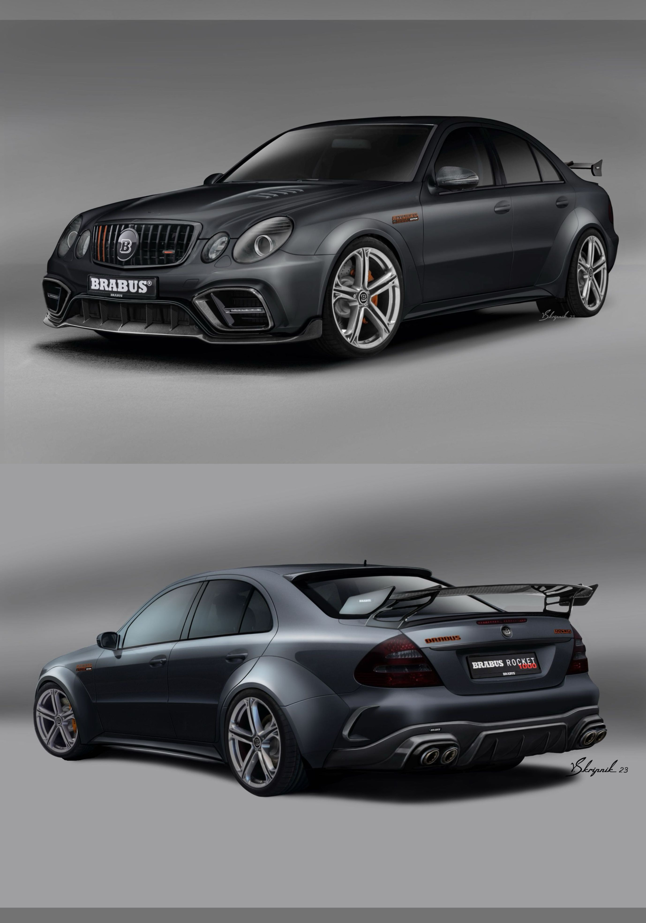 Mercedes W211 Rocket. Design Yachts and Cars