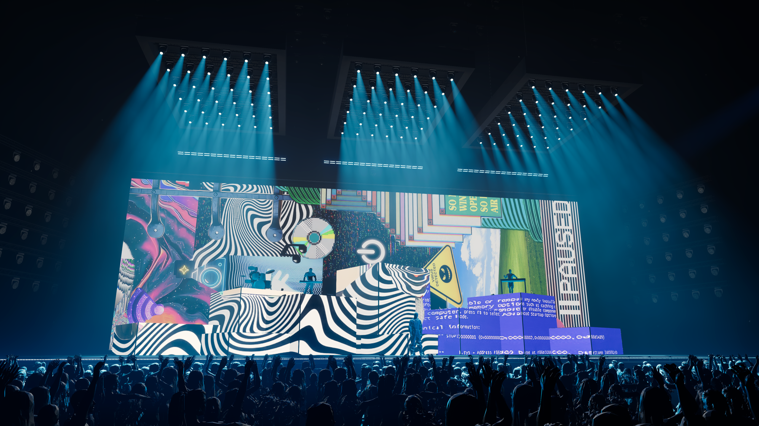 ABOVE THE CITY. OOPS