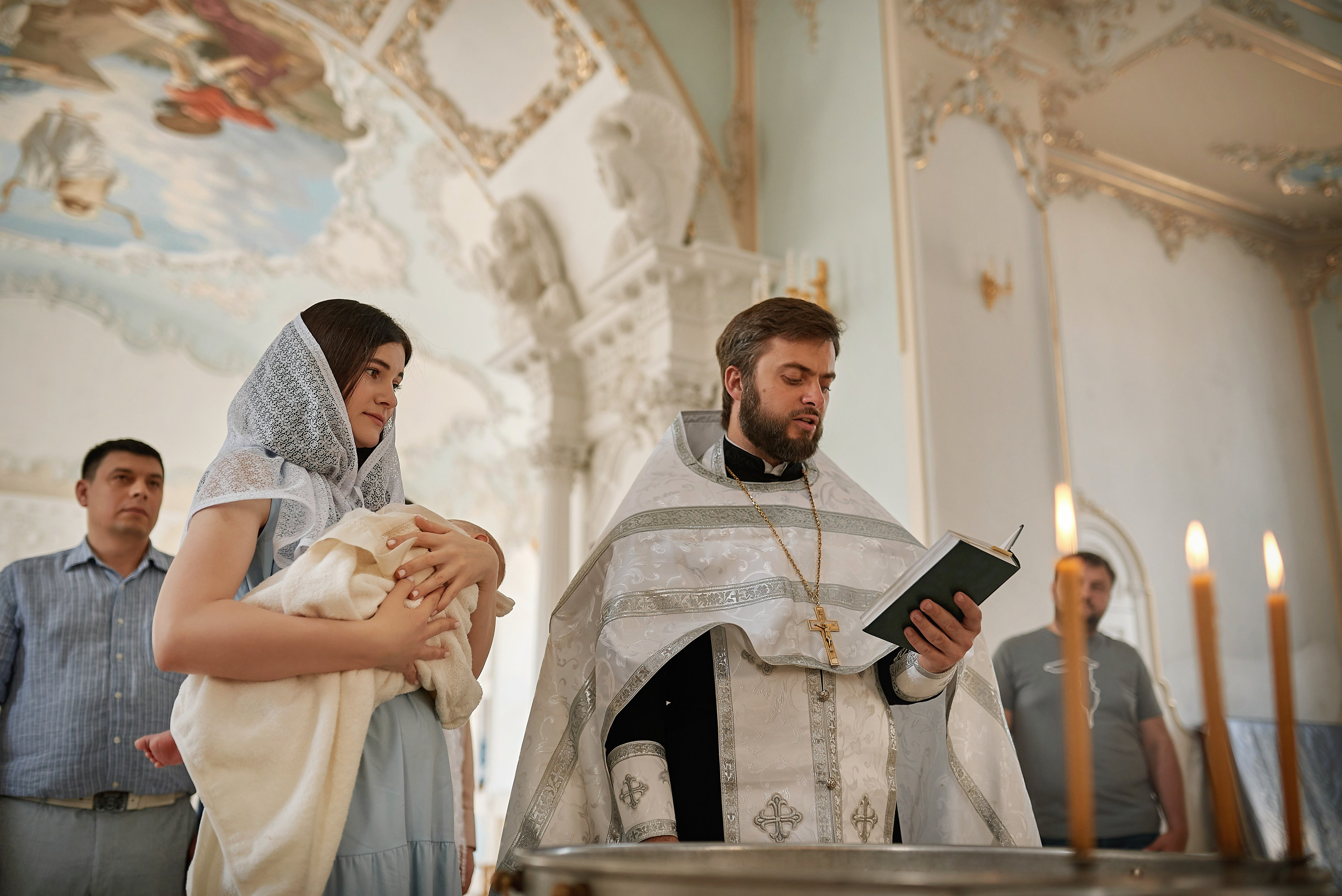 Крещение Александра Храм Святой Троицы г. Батайск. Семейный фотограф в Ростове-на-Дону Татьяна Литвинова
