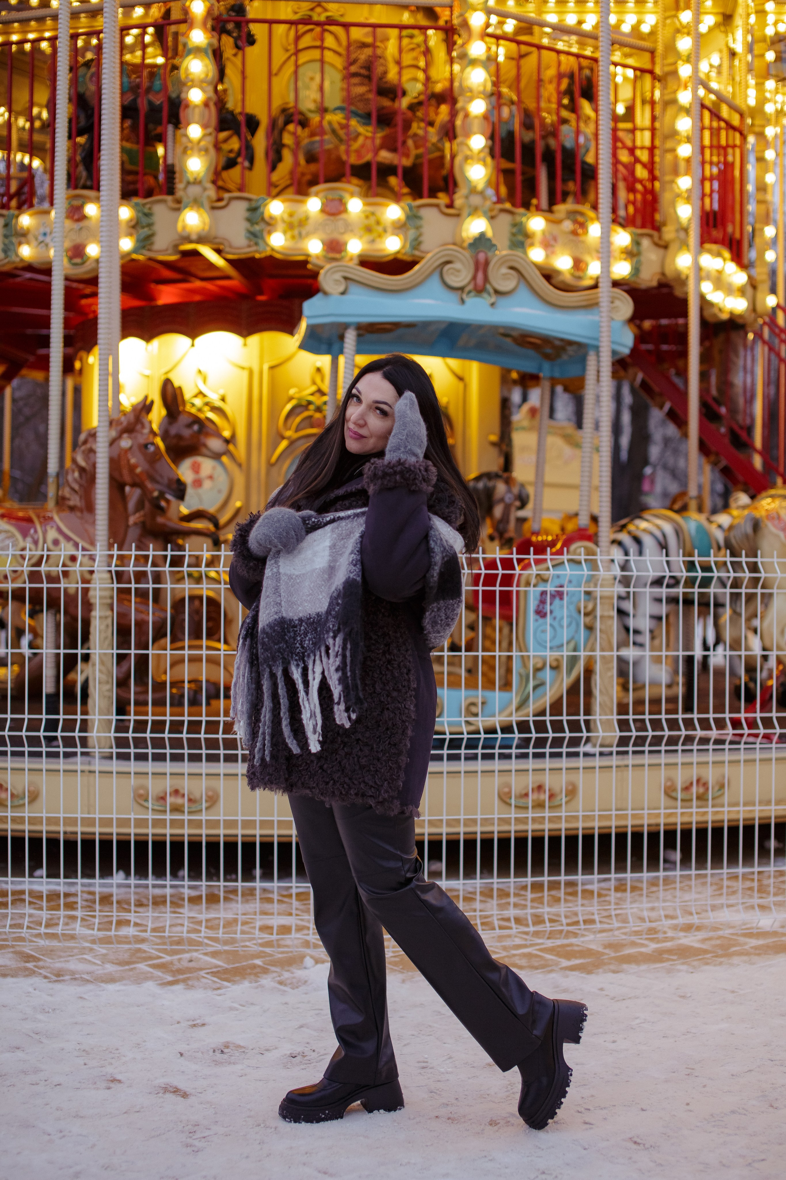 Прогулка в Рождество. Семейный и художественный фотограф в Тюмени Юлия Логинова