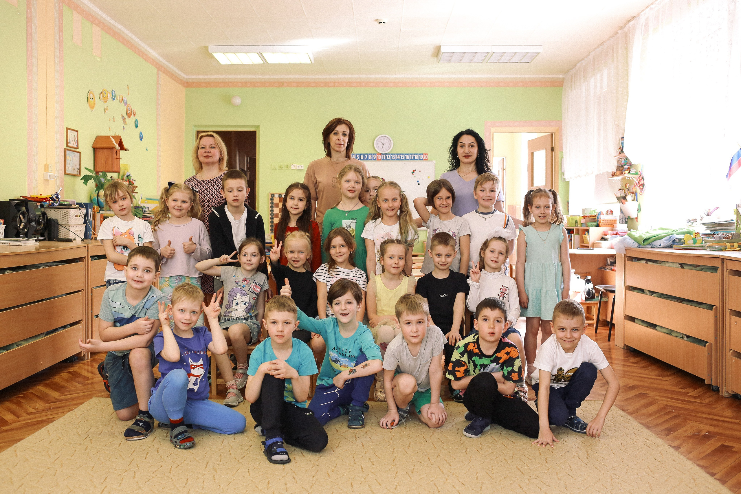 Детский садик будни. Съемки для жителей и гостей Петербурга