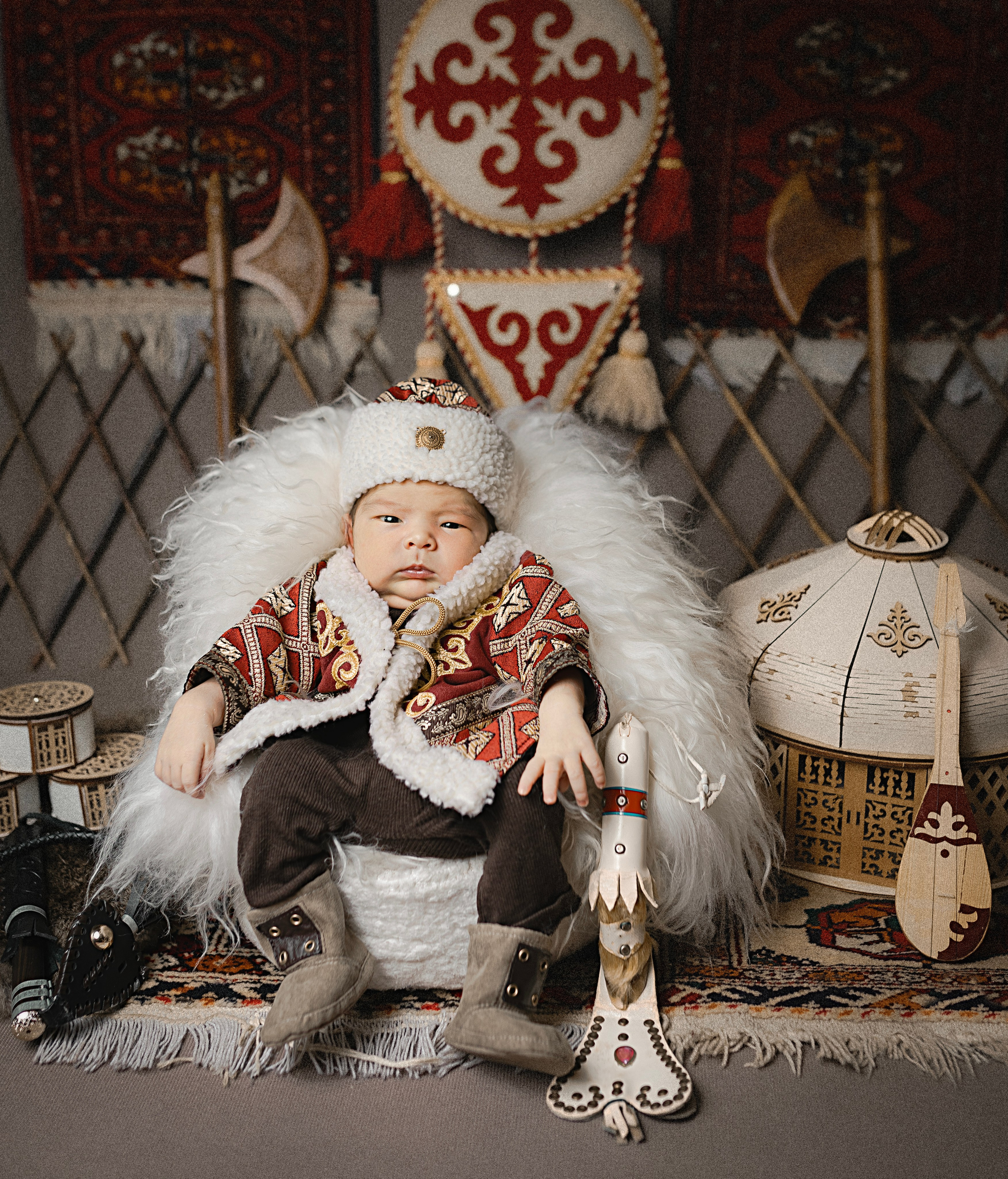 Ньюборн фотосессия в Астане